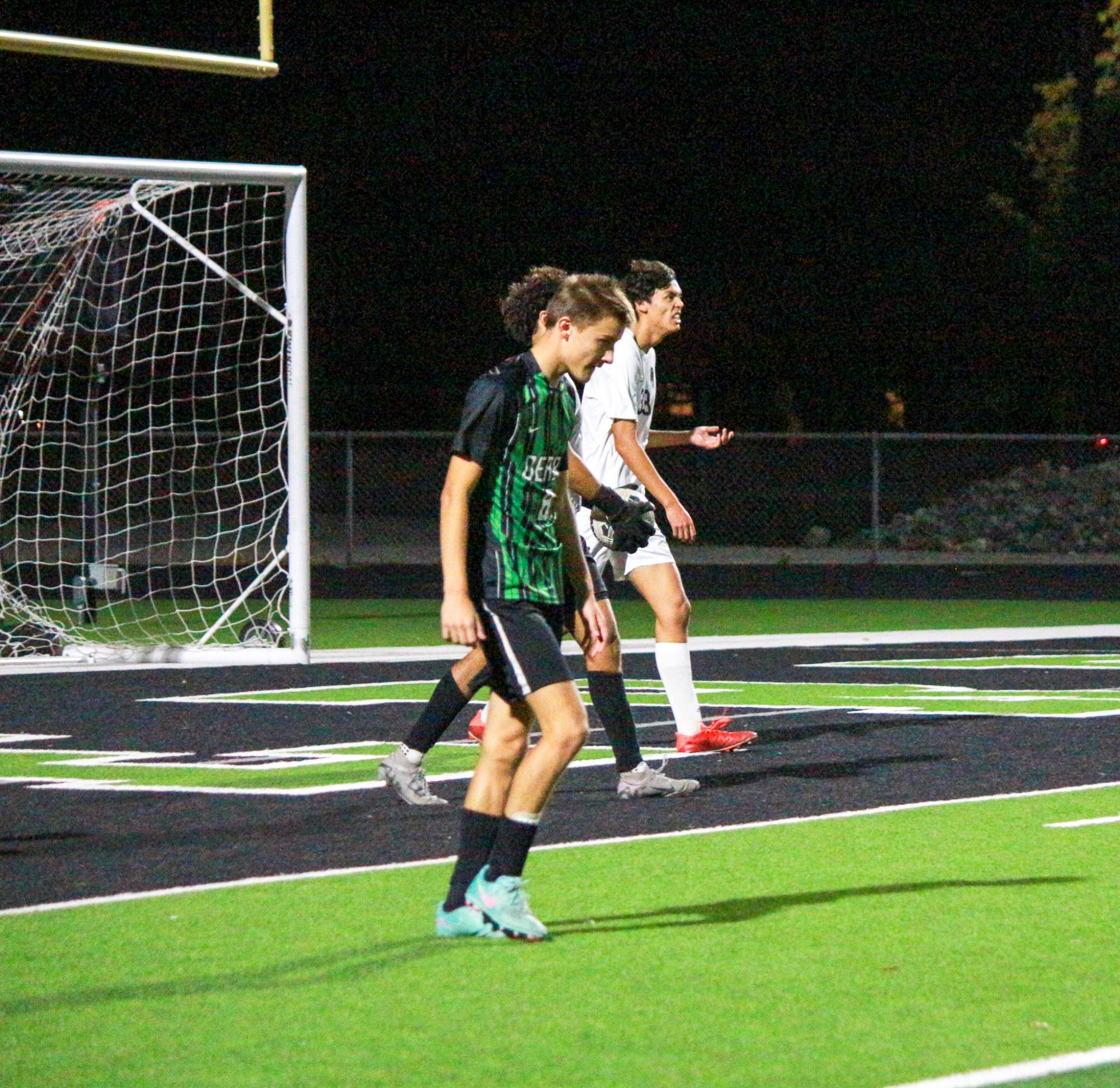 Varsity Boys soccer season ends vs. Lawrence Free State losing 2-0 (Photos by Delainey Stephenson)