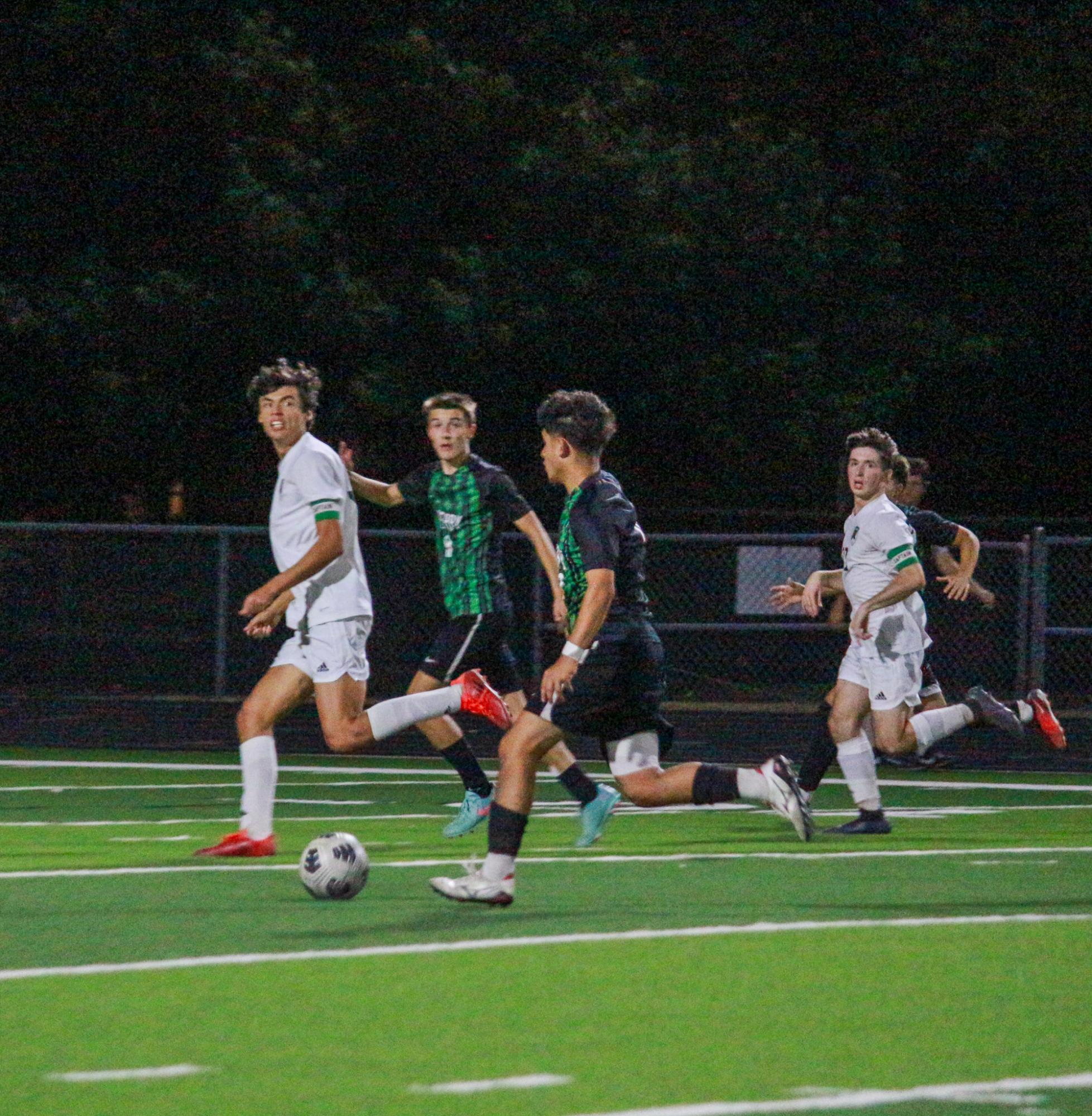 Varsity Boys soccer season ends vs. Lawrence Free State losing 2-0 (Photos by Delainey Stephenson)