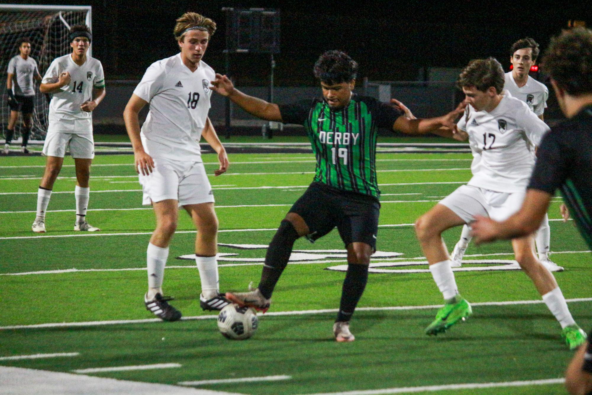 Varsity Boys soccer season ends vs. Lawrence Free State losing 2-0 (Photos by Delainey Stephenson)