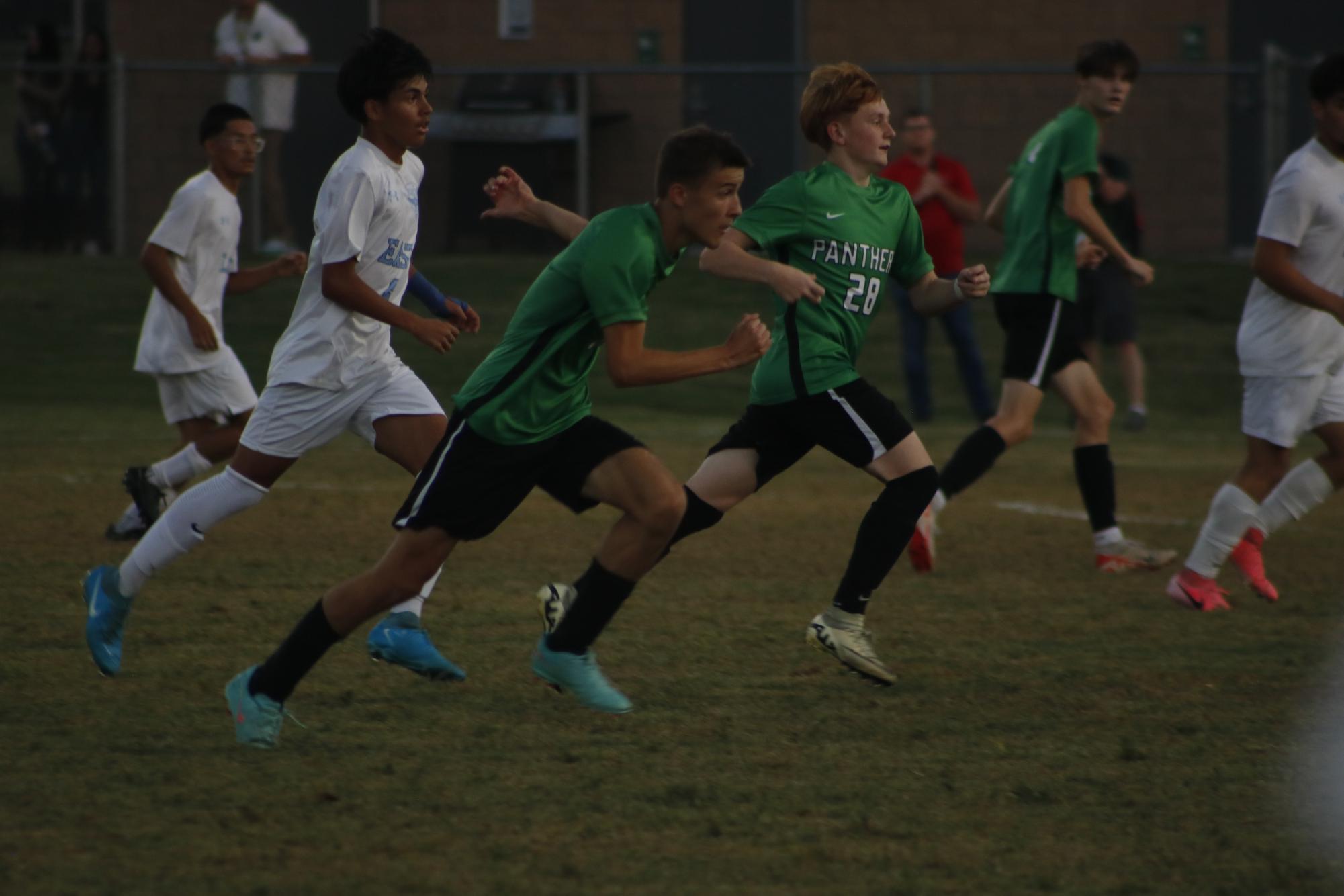 Boys Varsity Soccer vs. East (Photos by Olivia Waugh)