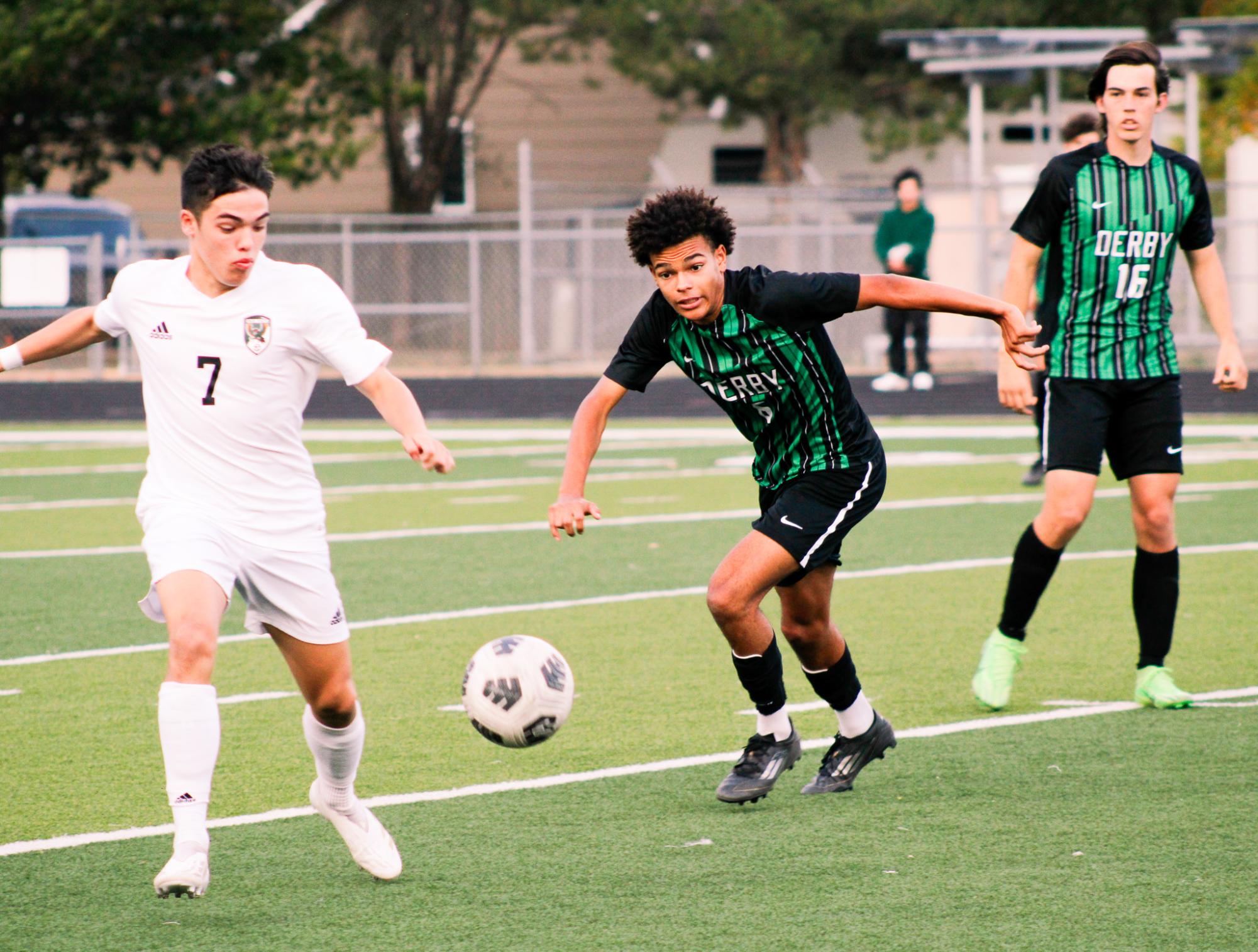 Regional boys soccer vs. Lawrence Free-State (Photos by Ava Mbawuike)