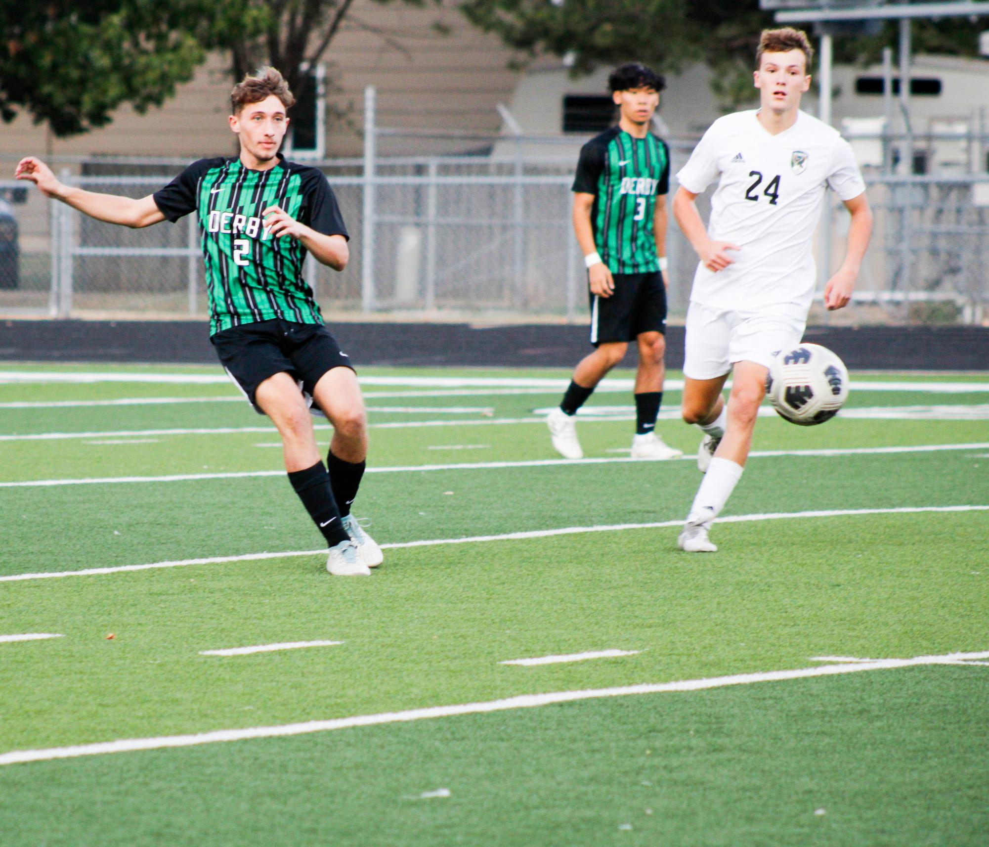 Regional boys soccer vs. Lawrence Free-State (Photos by Ava Mbawuike)