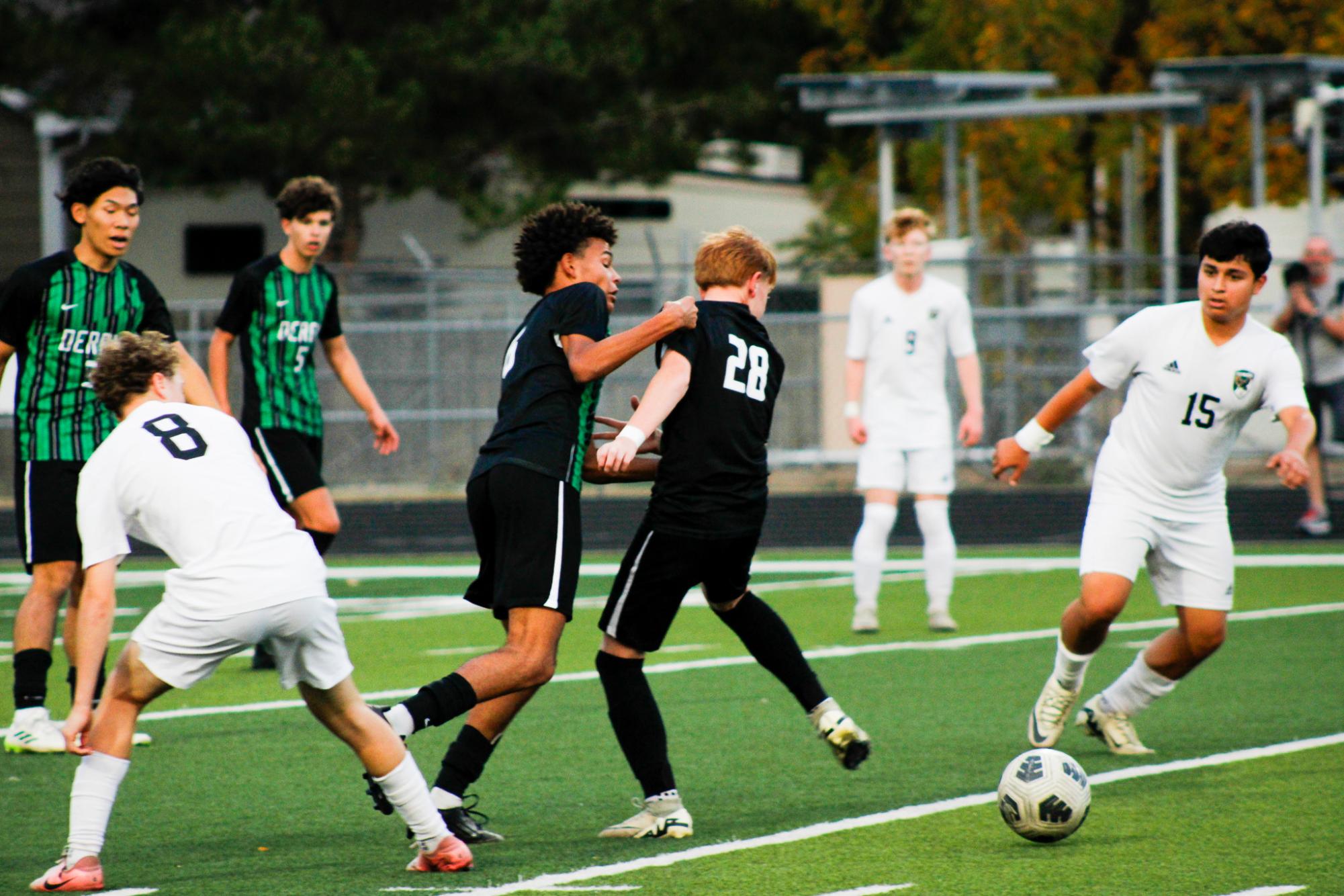 Regional boys soccer vs. Lawrence Free-State (Photos by Ava Mbawuike)