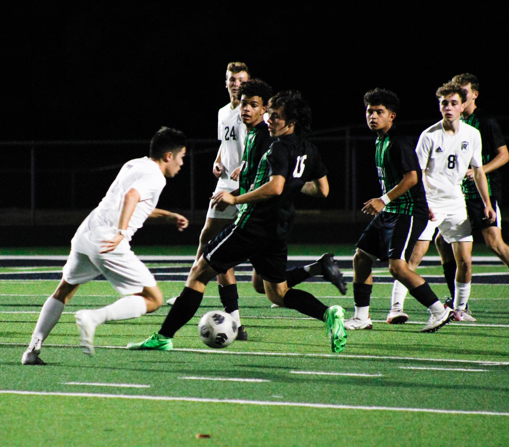 Regional boys soccer vs. Lawrence Free-State (Photos by Ava Mbawuike)