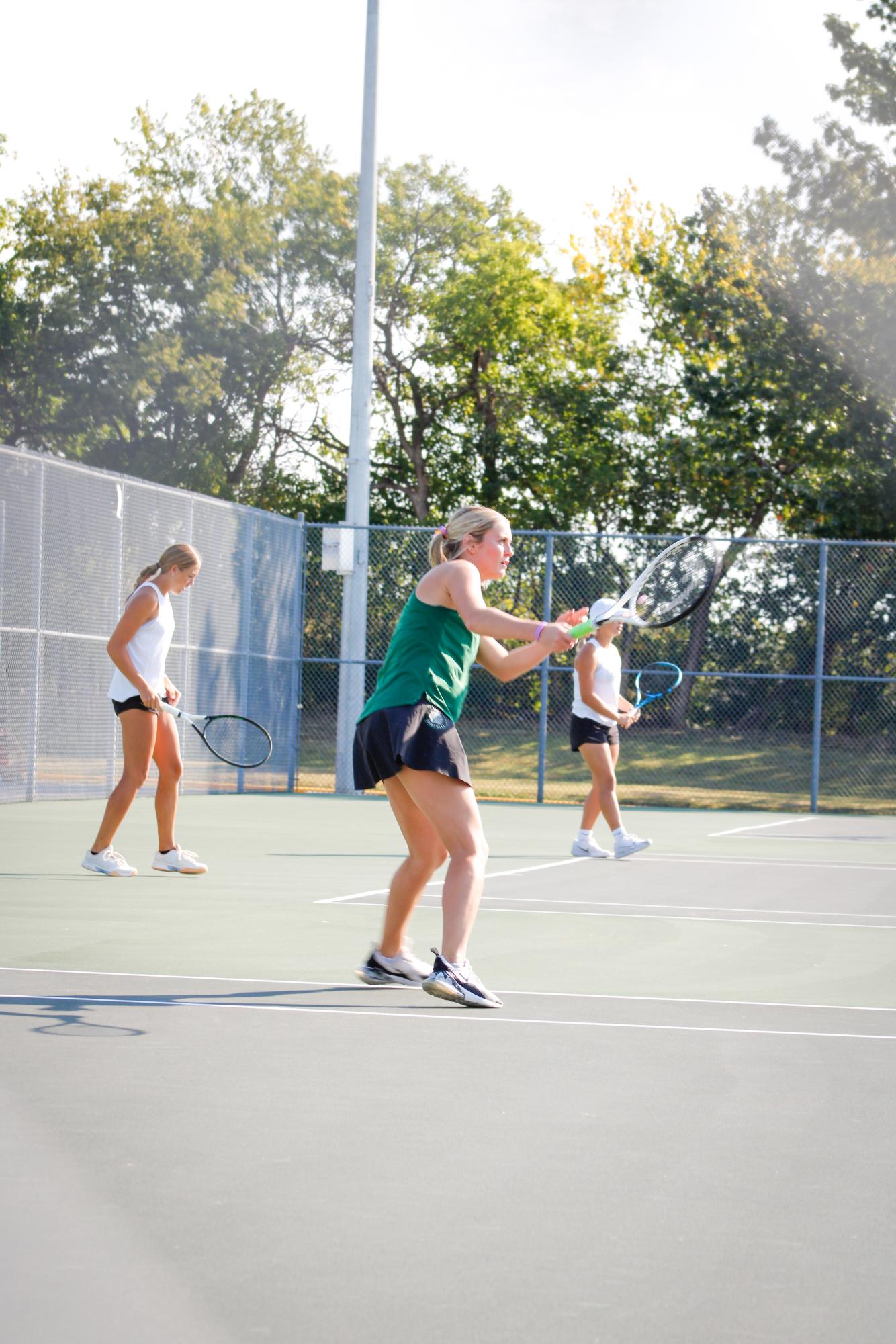 Girls tennis regionals (Photos by Mikah Herzberg)