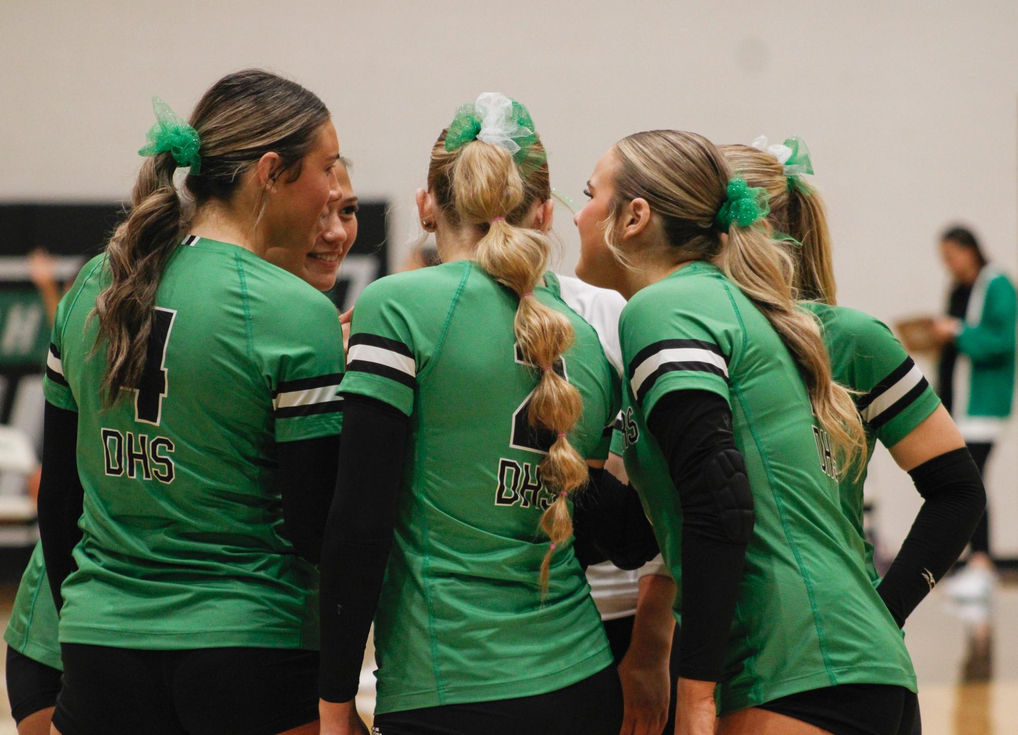 Varsity Volleyball vs. Maize (Photos by Betsy Ordinan)