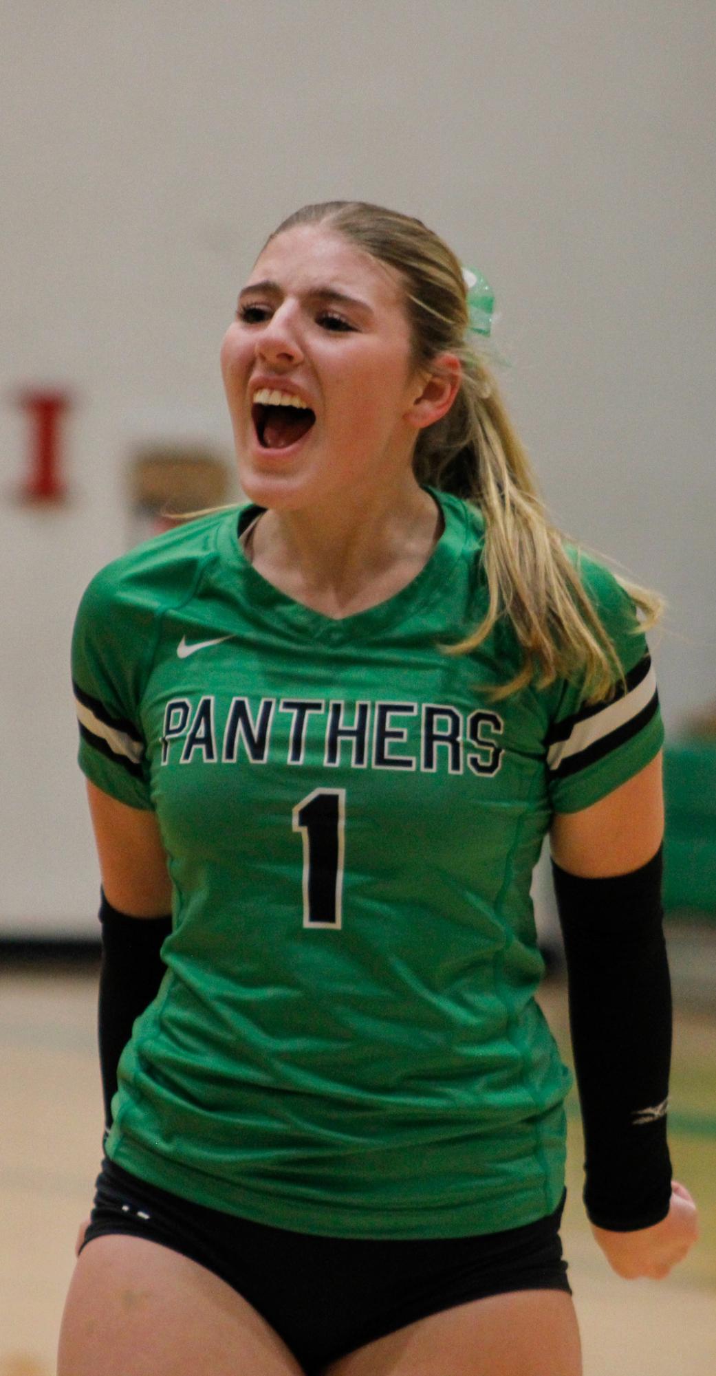 Varsity Volleyball vs. Maize (Photos by Betsy Ordinan)