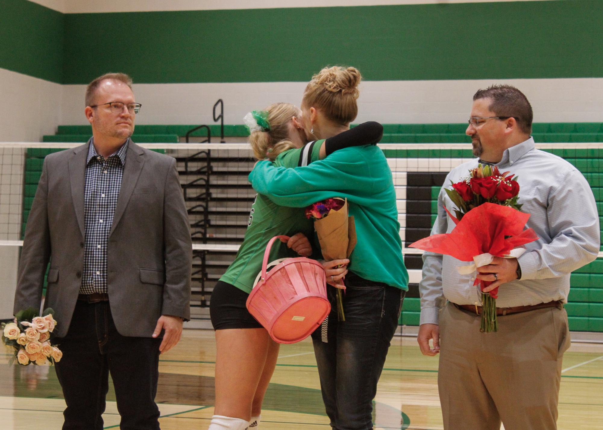 Varsity Volleyball vs. Maize (Photos by Betsy Ordinan)