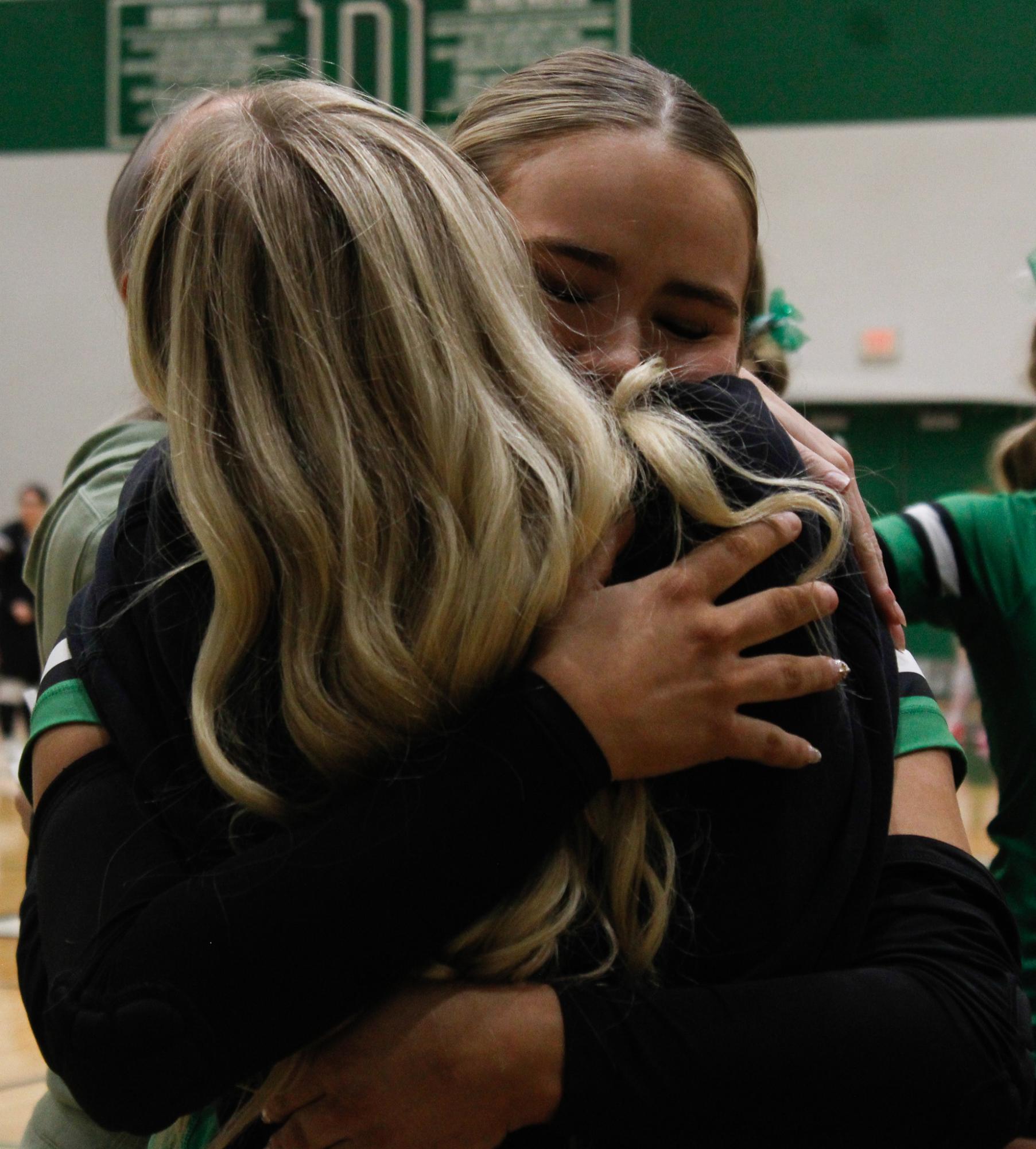 Varsity Volleyball vs. Maize (Photos by Betsy Ordinan)