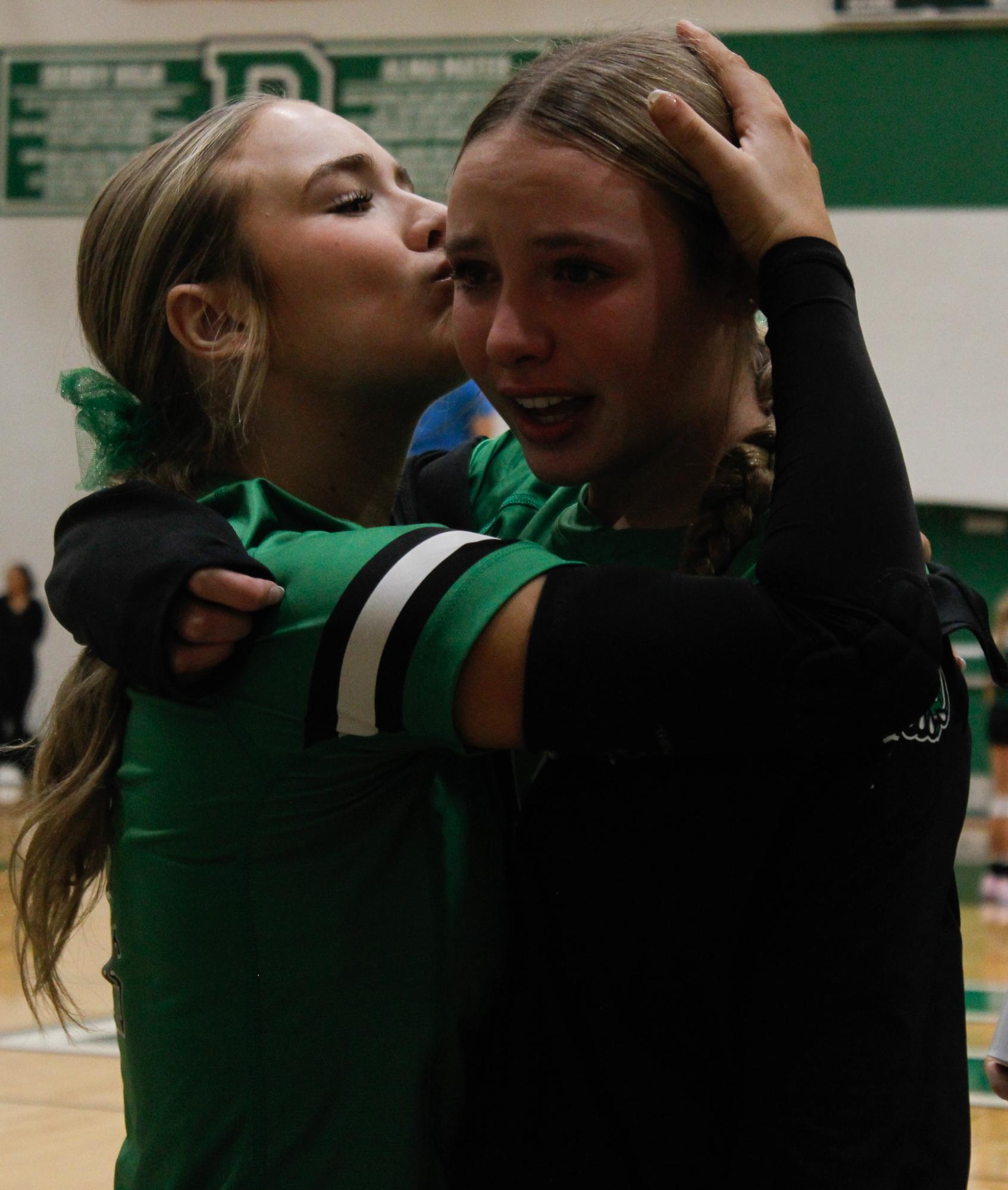 Varsity Volleyball vs. Maize (Photos by Betsy Ordinan)