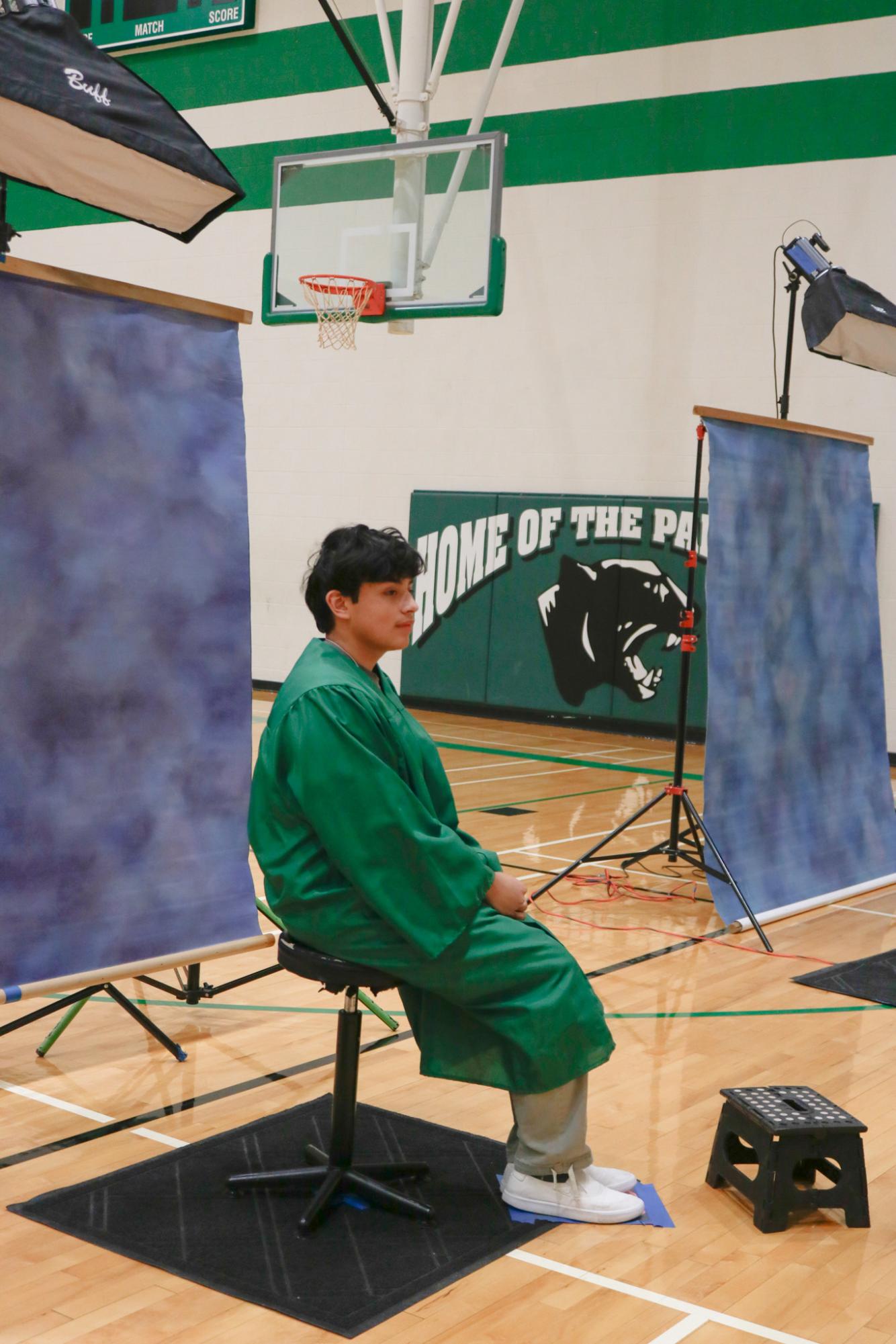 Senior cap and gown (Photos by Connor King)