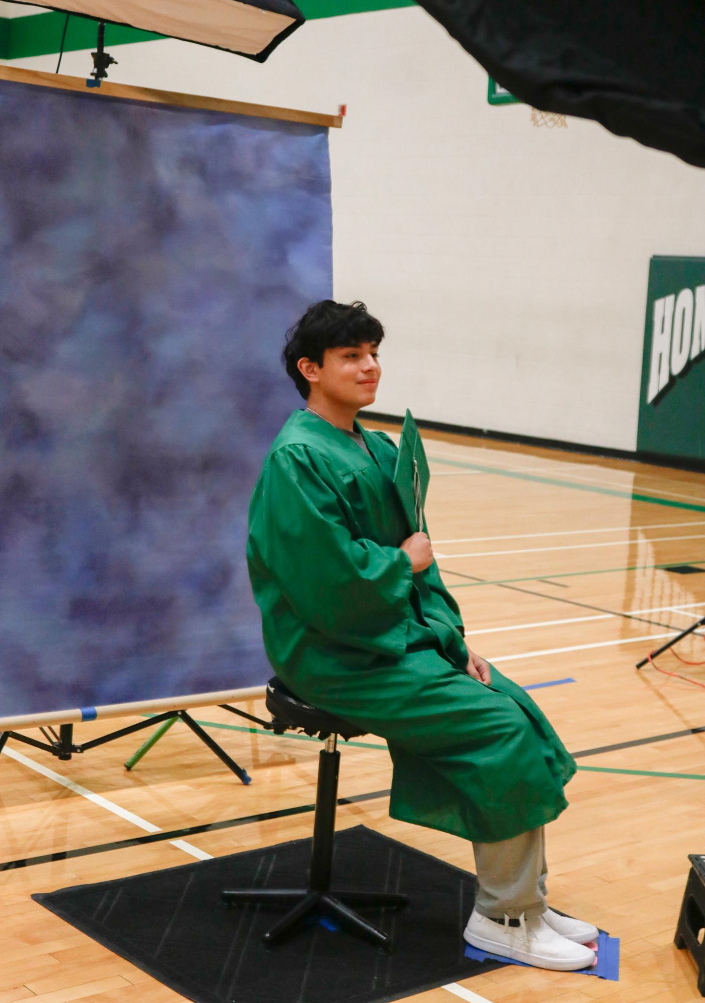 Senior cap and gown (Photos by Connor King)