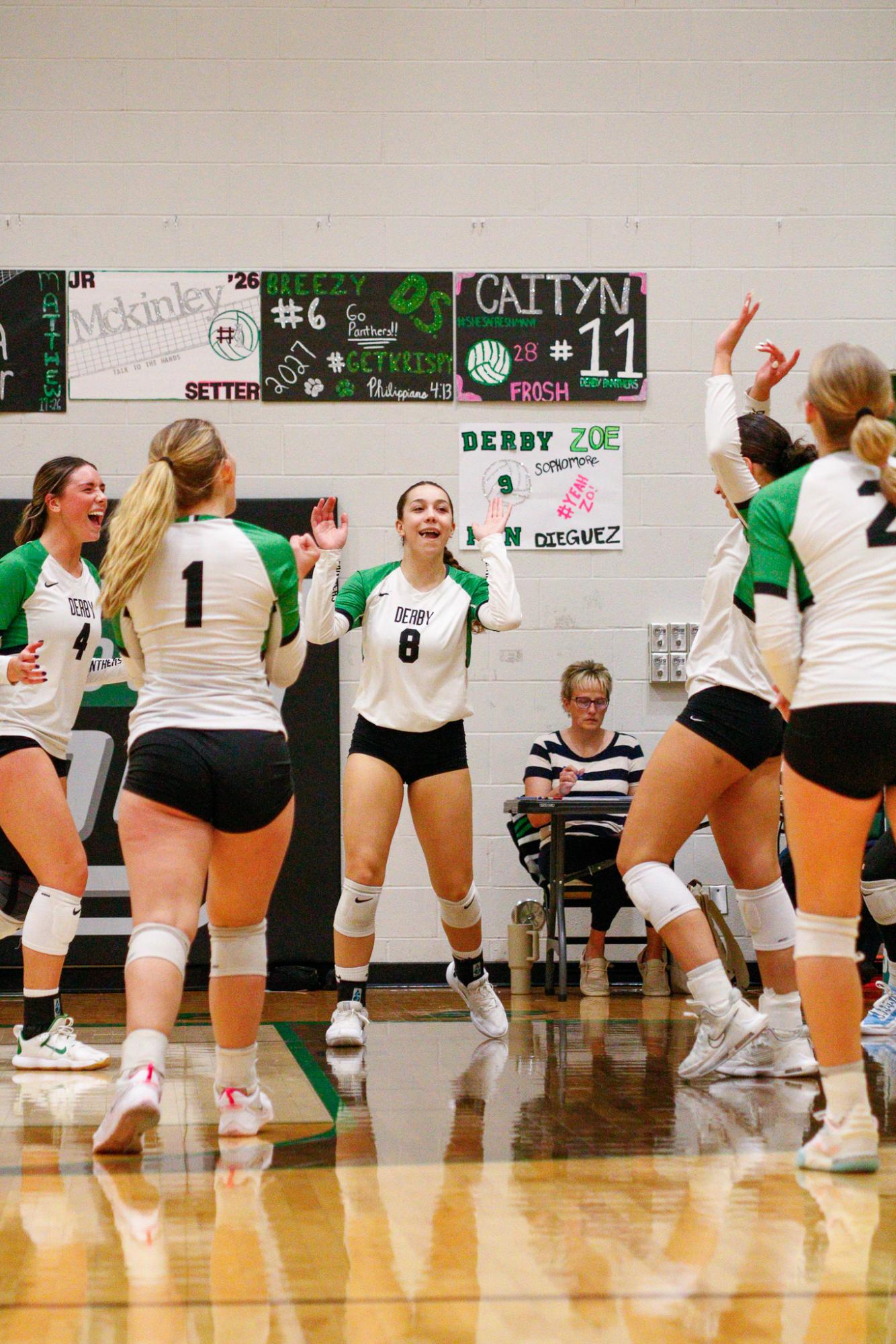 Girls Varsity Volleyball (Photos by Delainey Stephenson)