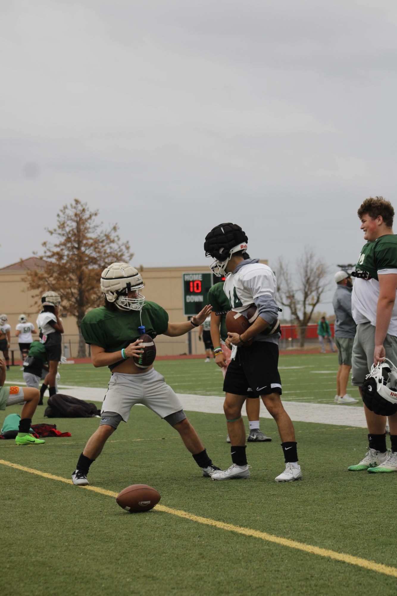 Football practice (Photos by Stevie Hoppock)