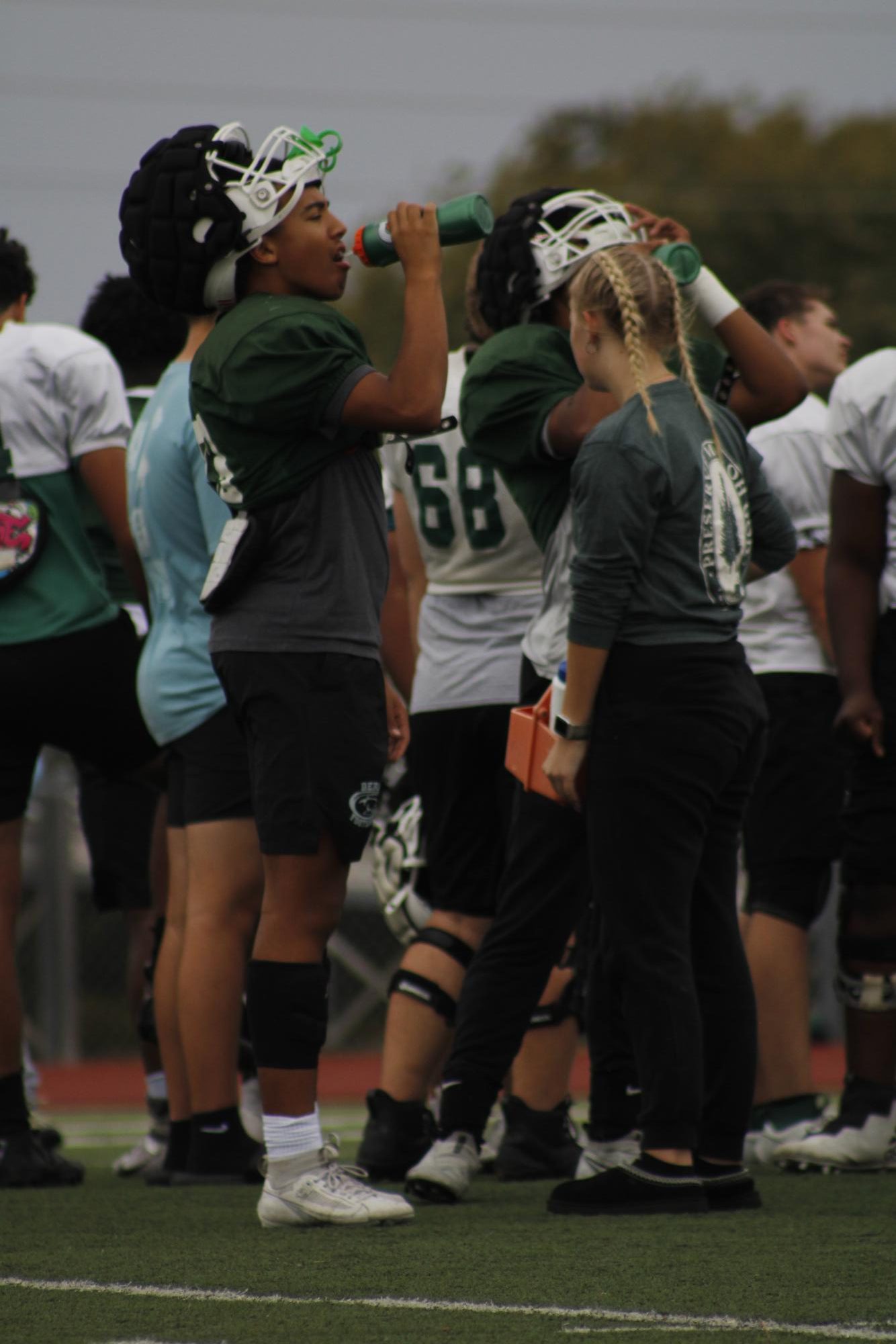 Football practice (Photos by Stevie Hoppock)