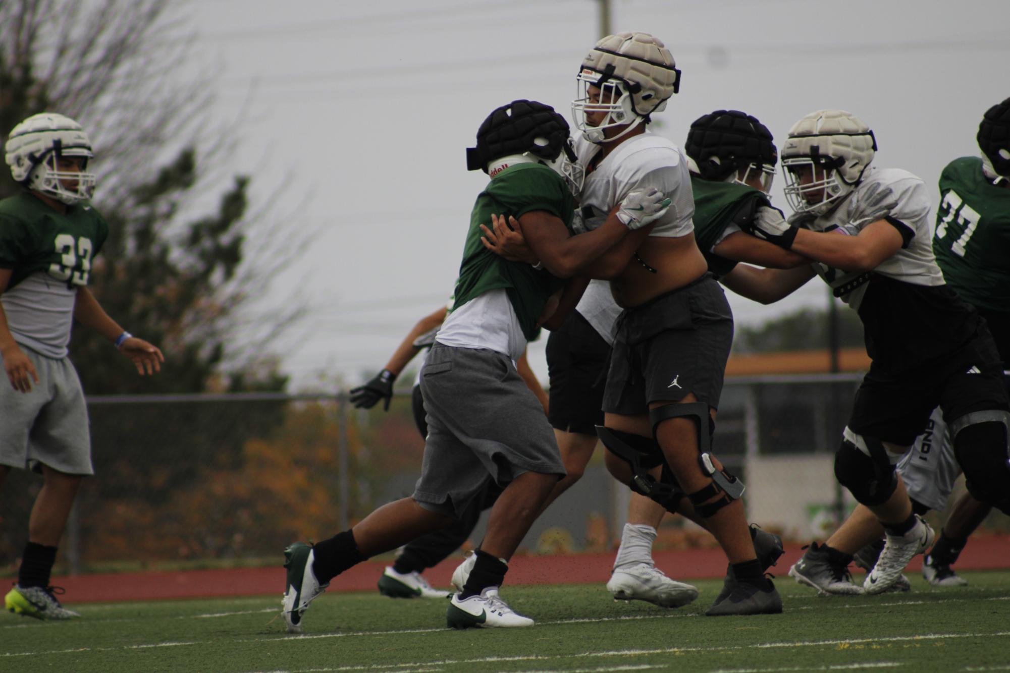 Football practice (Photos by Stevie Hoppock)