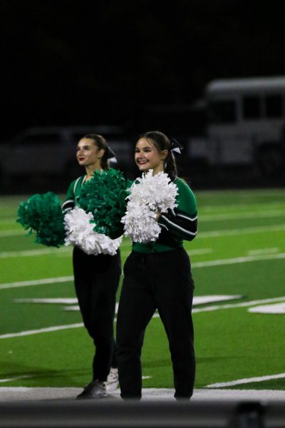 Cheer, Pantherettes and the band all preform during substate against Manhattan