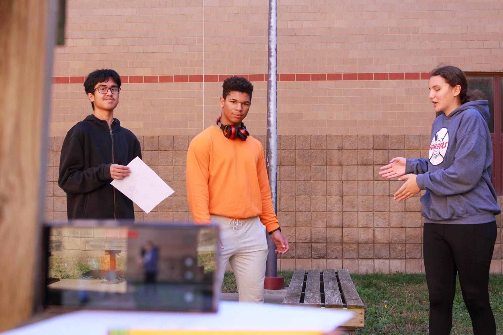 Group Project Filming (Photos by Olivia Grosser)