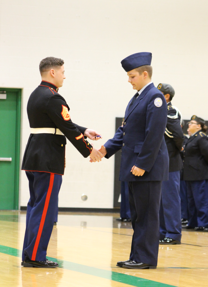 AFJROTC host their first and only drill meet. Placing first in all categories.