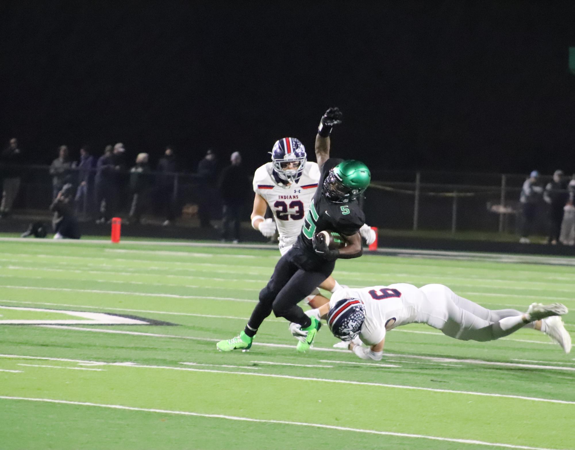 Football vs Manhattan substate (Photos by Persephone Ivy)