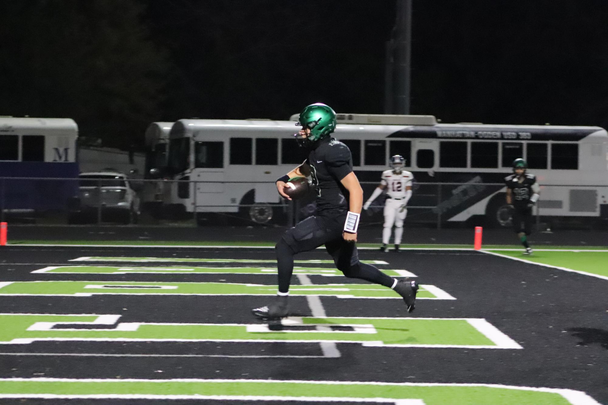 Football vs Manhattan substate (Photos by Persephone Ivy)