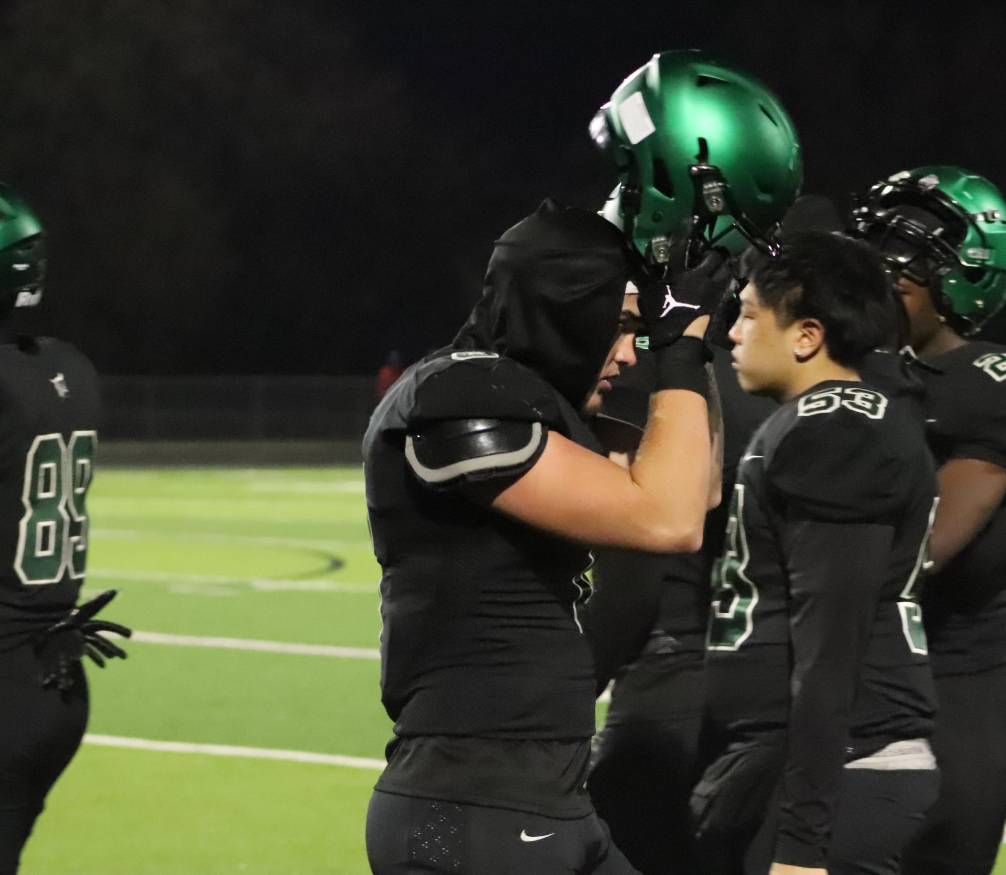 Football vs Manhattan substate (Photos by Persephone Ivy)