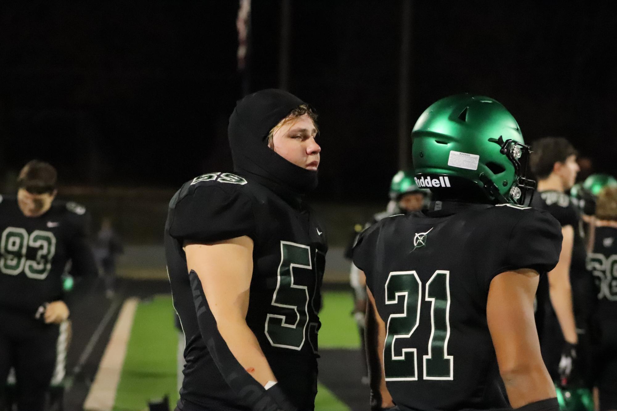 Football vs Manhattan substate (Photos by Persephone Ivy)