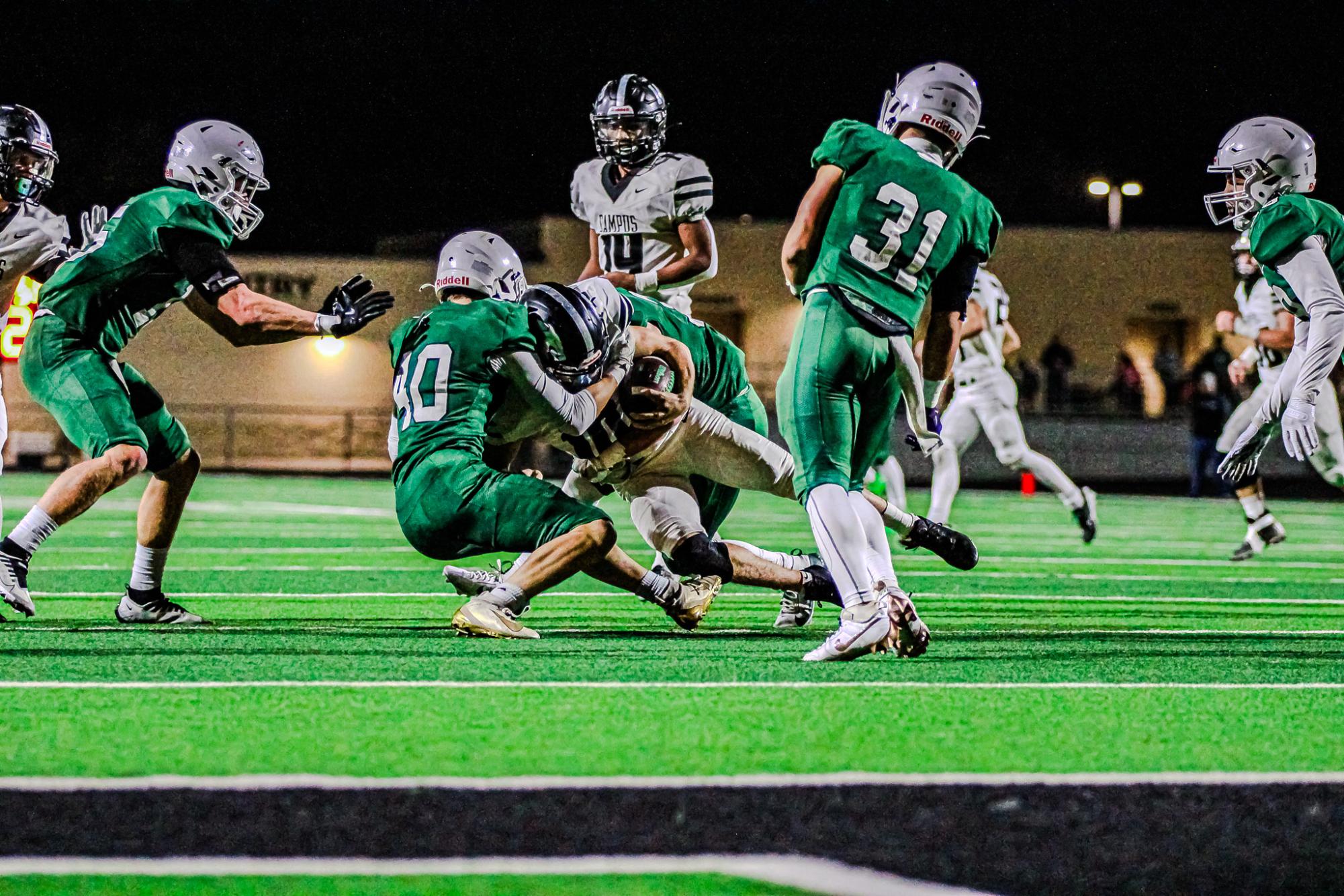 Playoffs Round 1 Football vs. Campus (Photos by Liberty Smith)