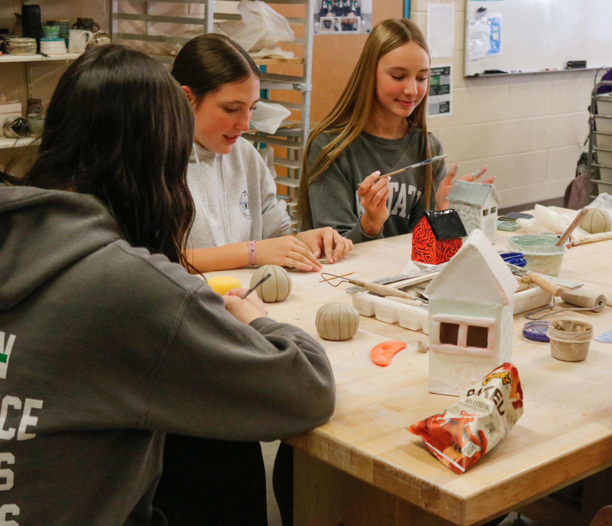 Clay Class - Pumpkin and Houses (photos by Alex Flores)