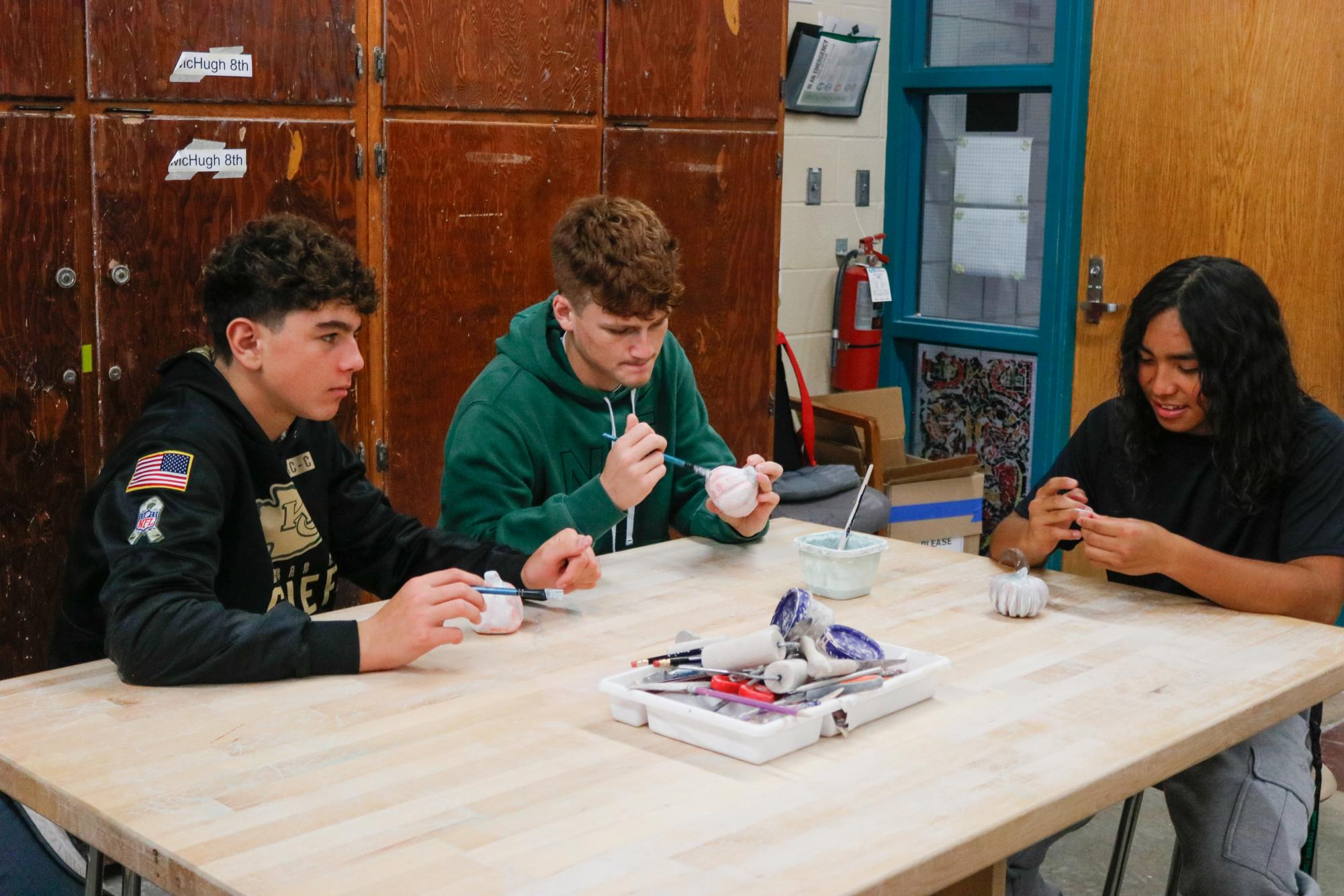 Clay Class - Pumpkin and Houses (photos by Alex Flores)