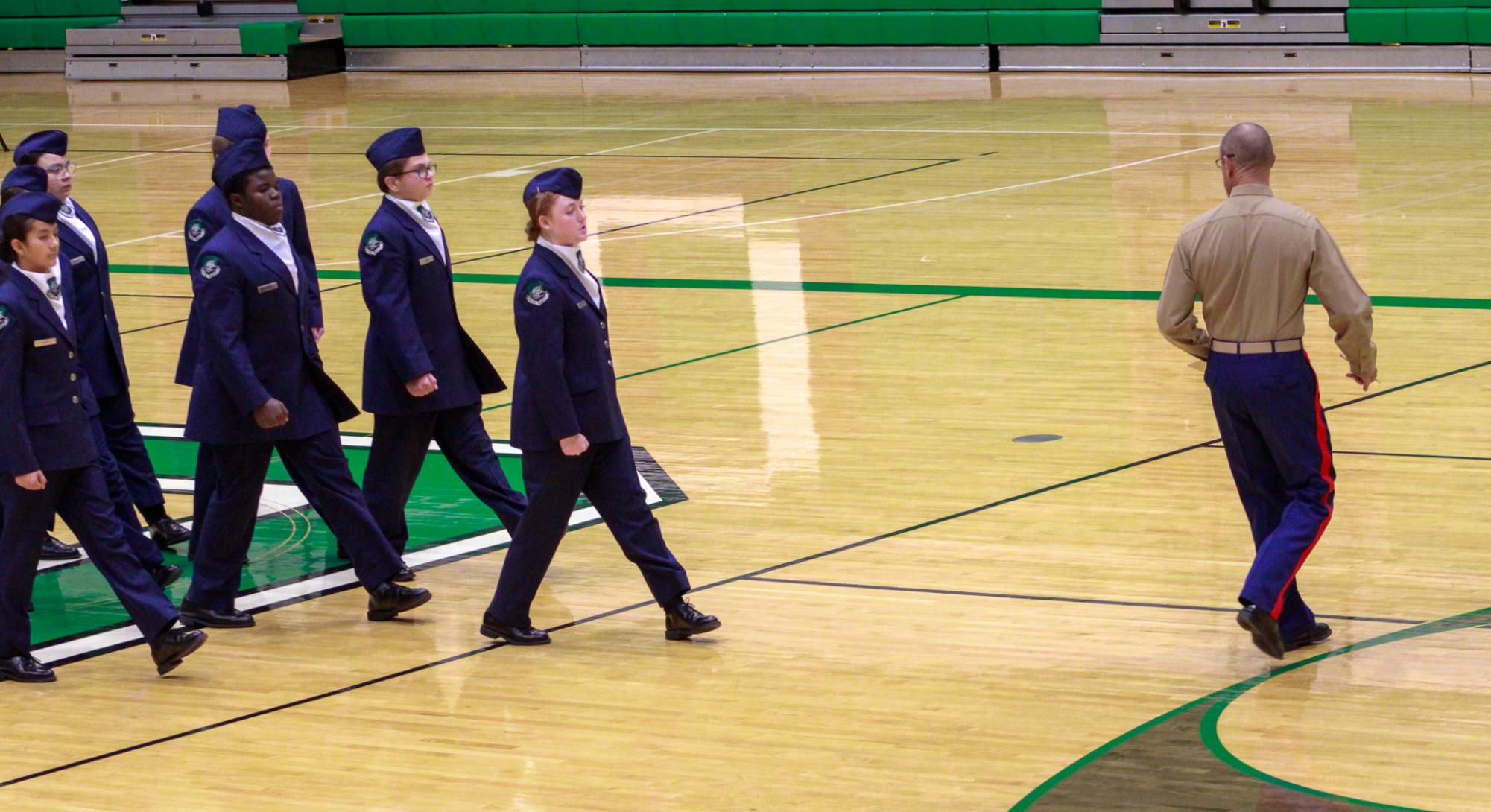 AFJROTC home drill meet (Photos by Sophie Segelke)