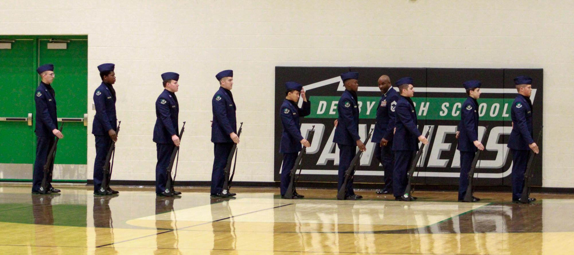 AFJROTC home drill meet (Photos by Sophie Segelke)