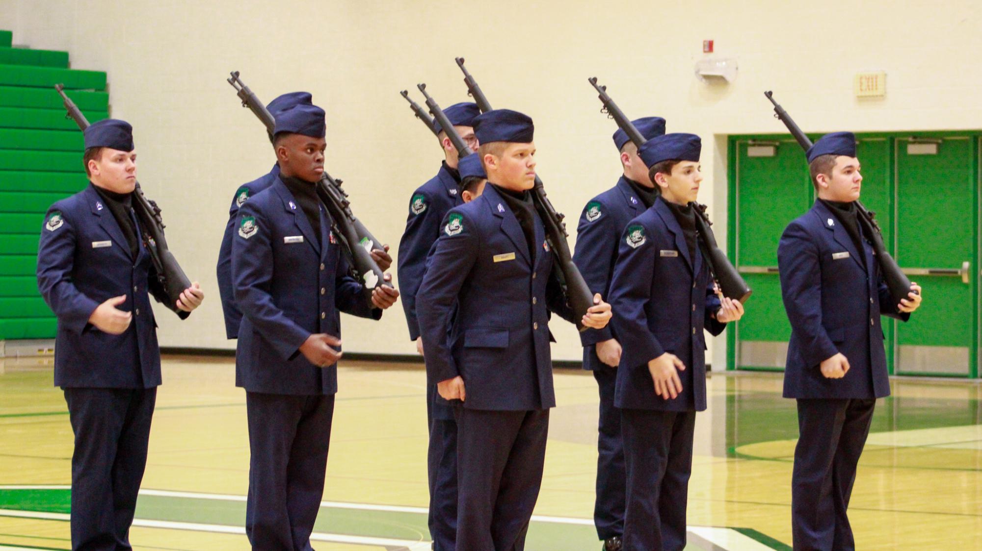 AFJROTC home drill meet (Photos by Sophie Segelke)