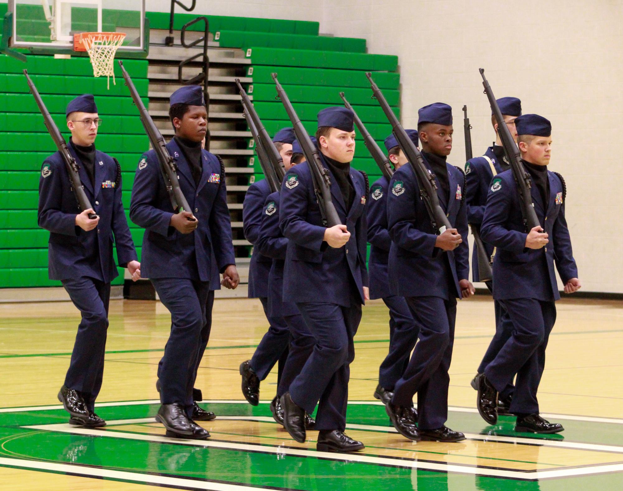 AFJROTC home drill meet (Photos by Sophie Segelke)