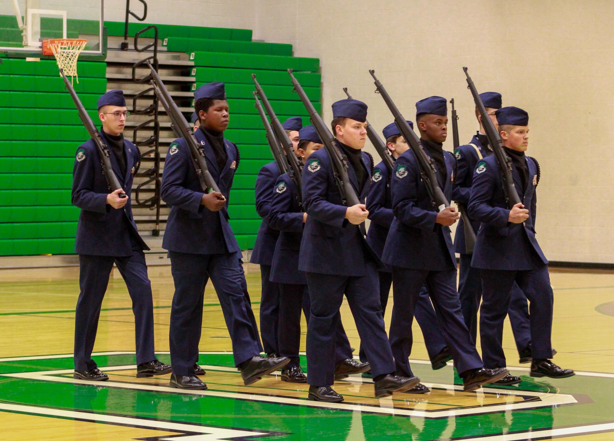 AFJROTC home drill meet (Photos by Sophie Segelke)