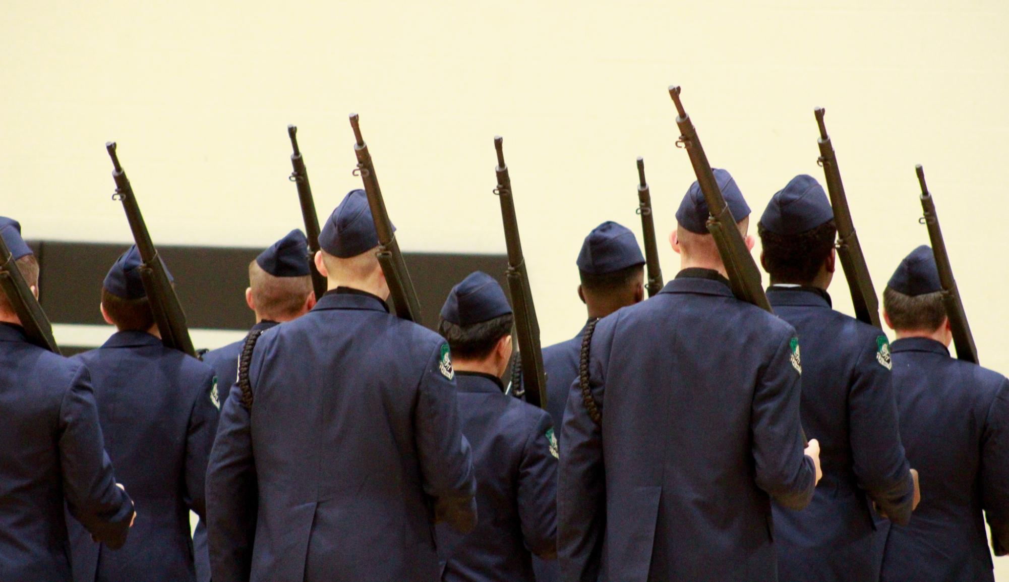 AFJROTC home drill meet (Photos by Sophie Segelke)