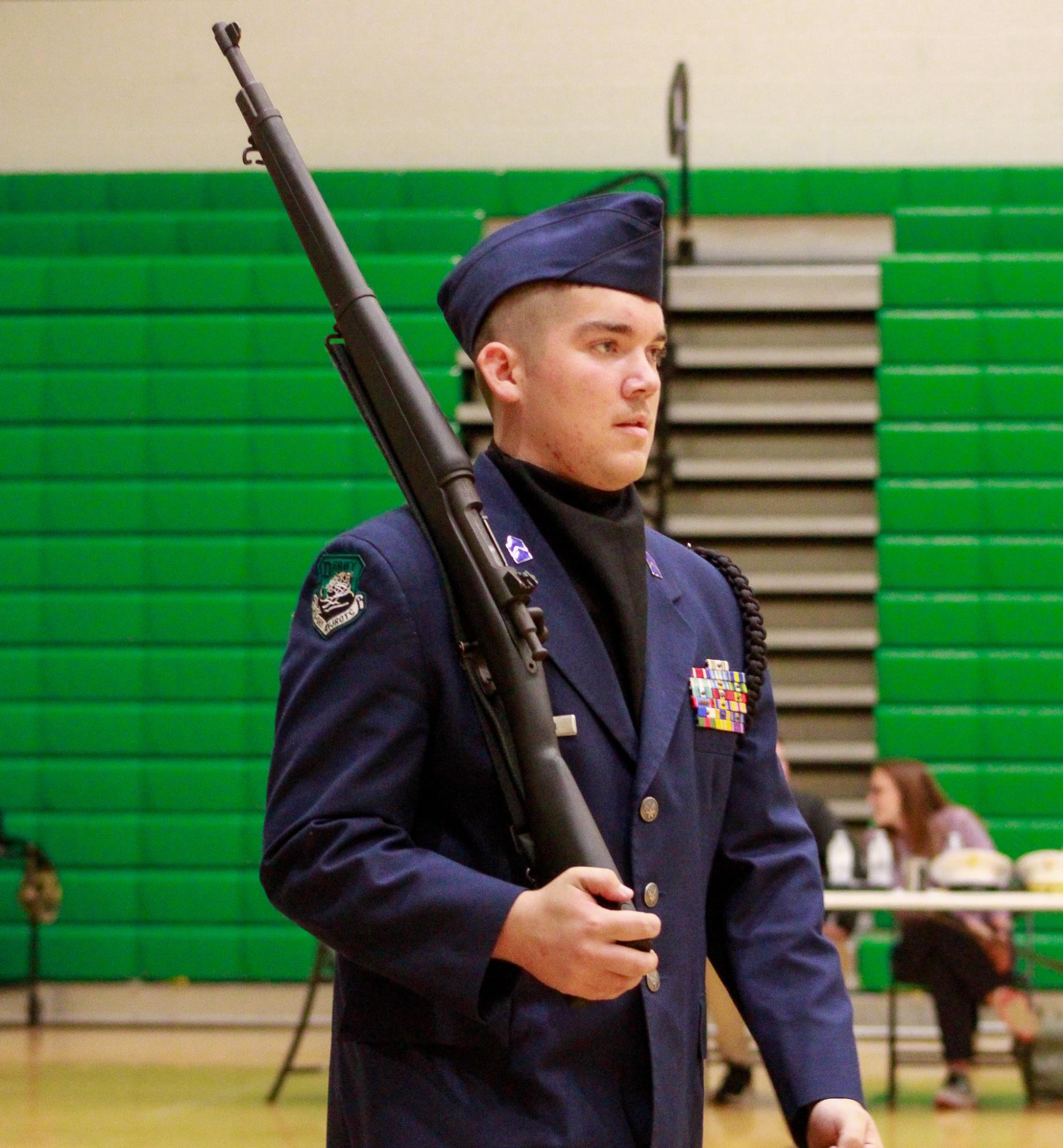 AFJROTC home drill meet (Photos by Sophie Segelke)