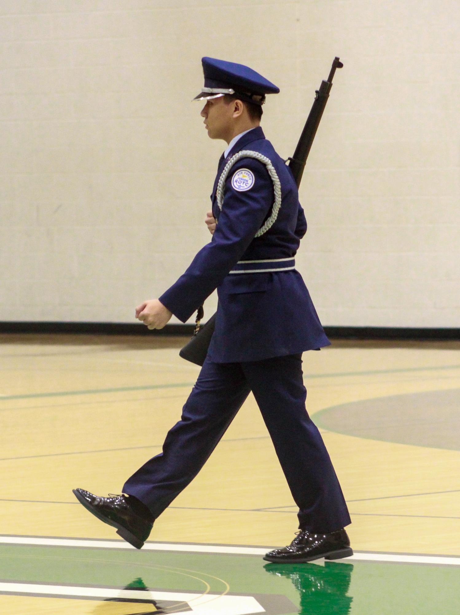 AFJROTC home drill meet (Photos by Sophie Segelke)