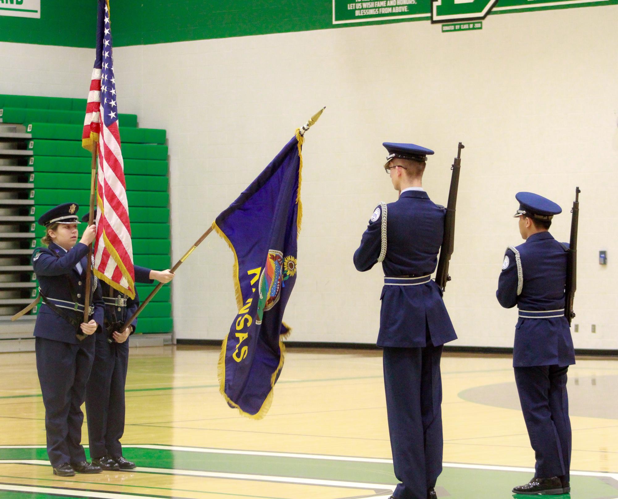 AFJROTC home drill meet (Photos by Sophie Segelke)