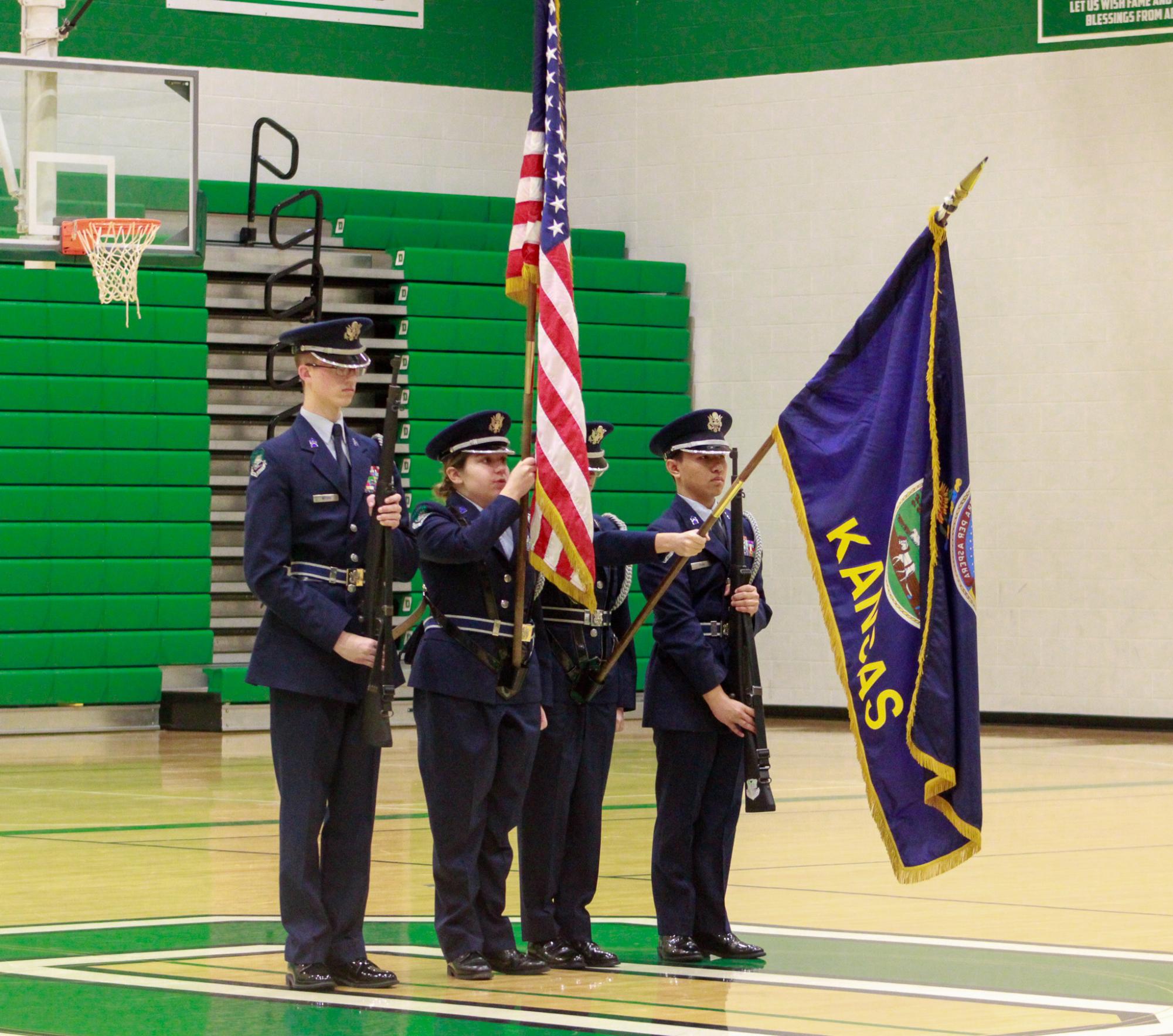 AFJROTC home drill meet (Photos by Sophie Segelke)