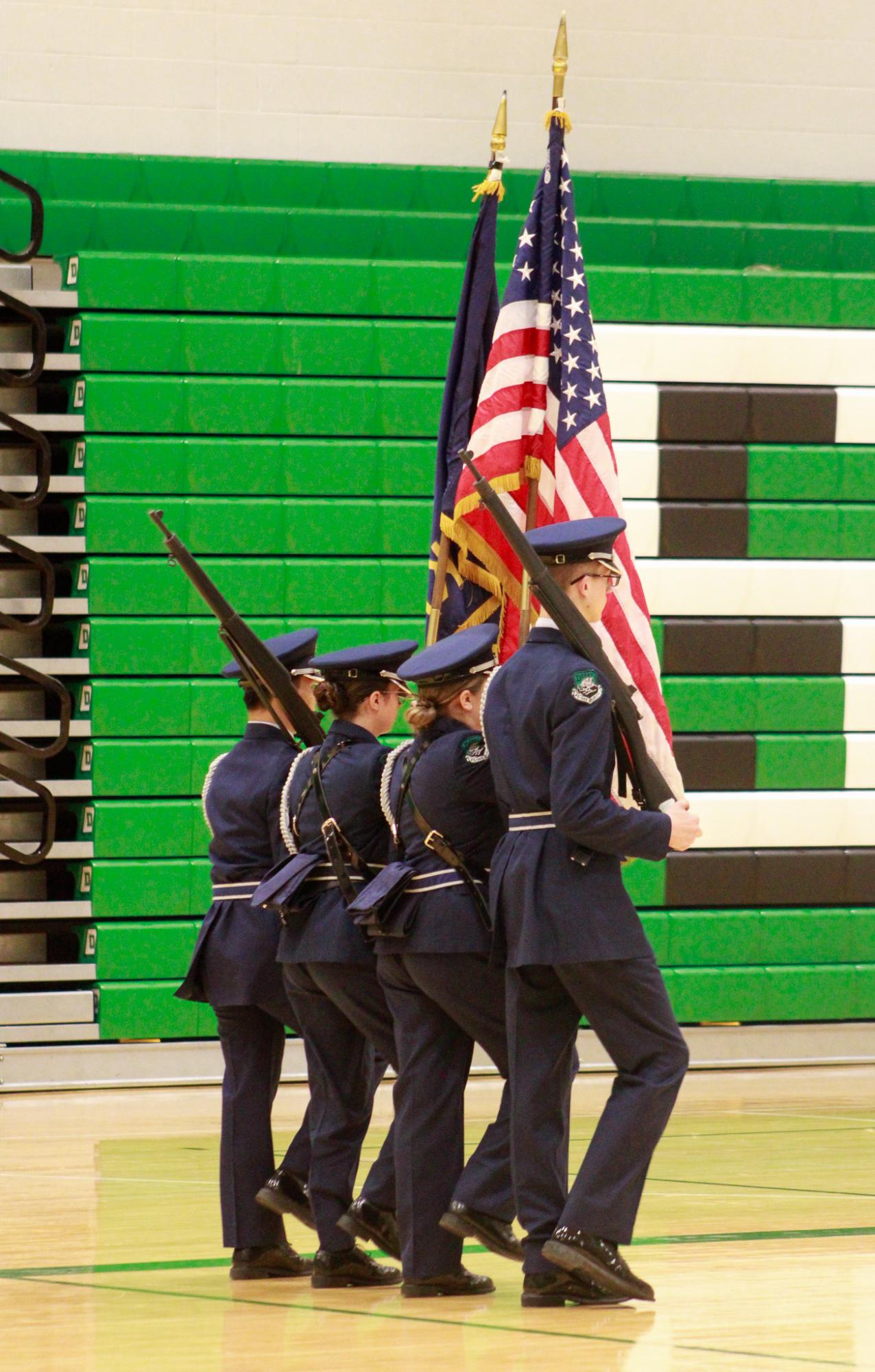 AFJROTC home drill meet (Photos by Sophie Segelke)