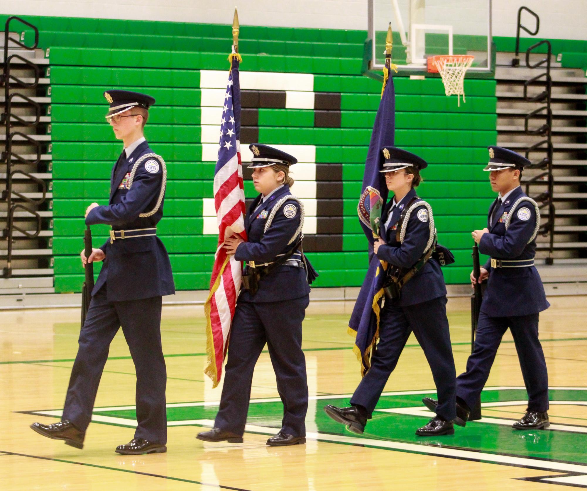 AFJROTC home drill meet (Photos by Sophie Segelke)