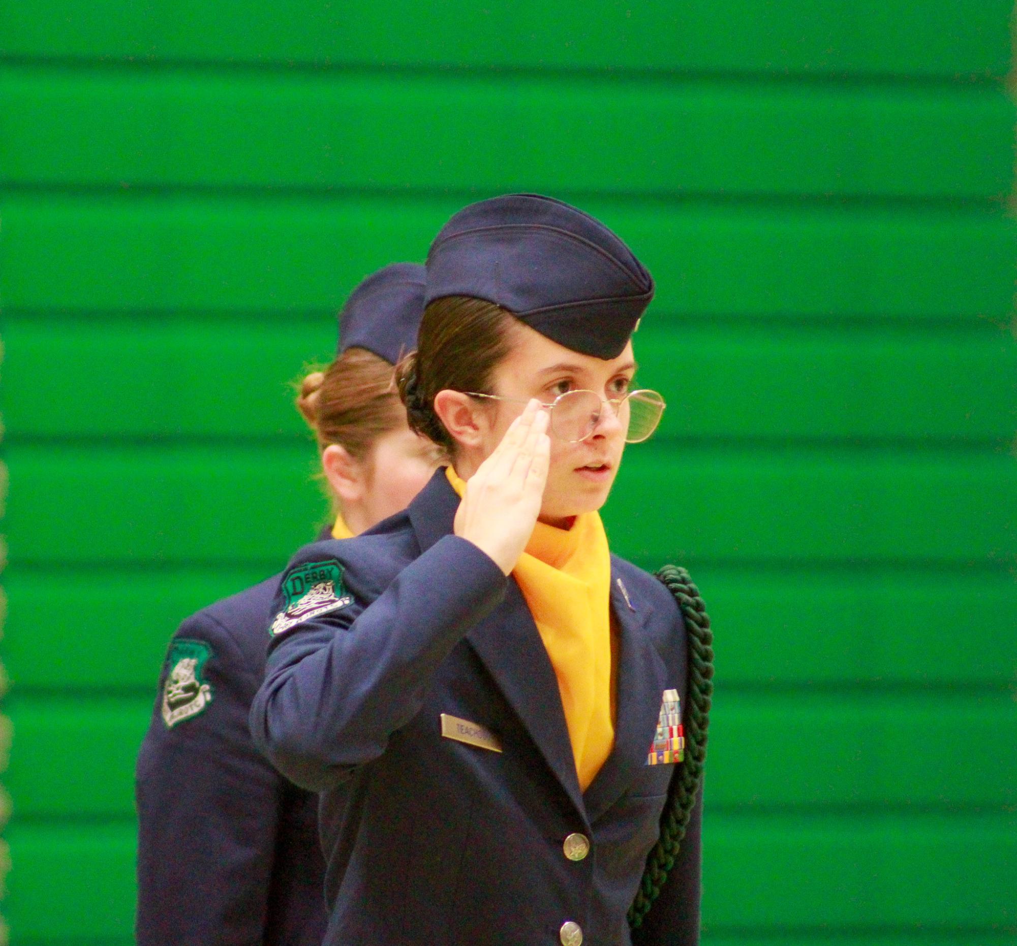 AFJROTC home drill meet (Photos by Sophie Segelke)