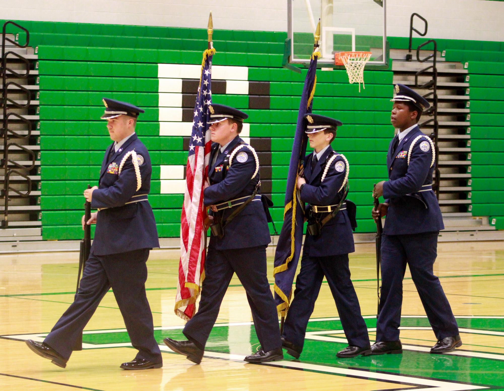 AFJROTC home drill meet (Photos by Sophie Segelke)