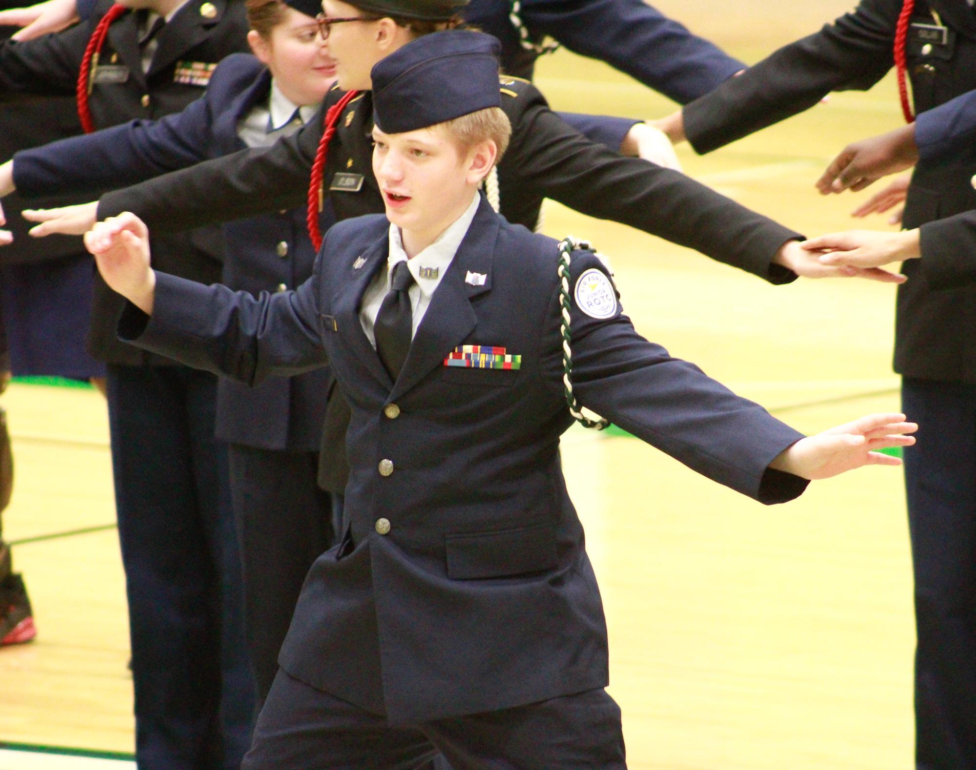 AFJROTC home drill meet (Photos by Sophie Segelke)