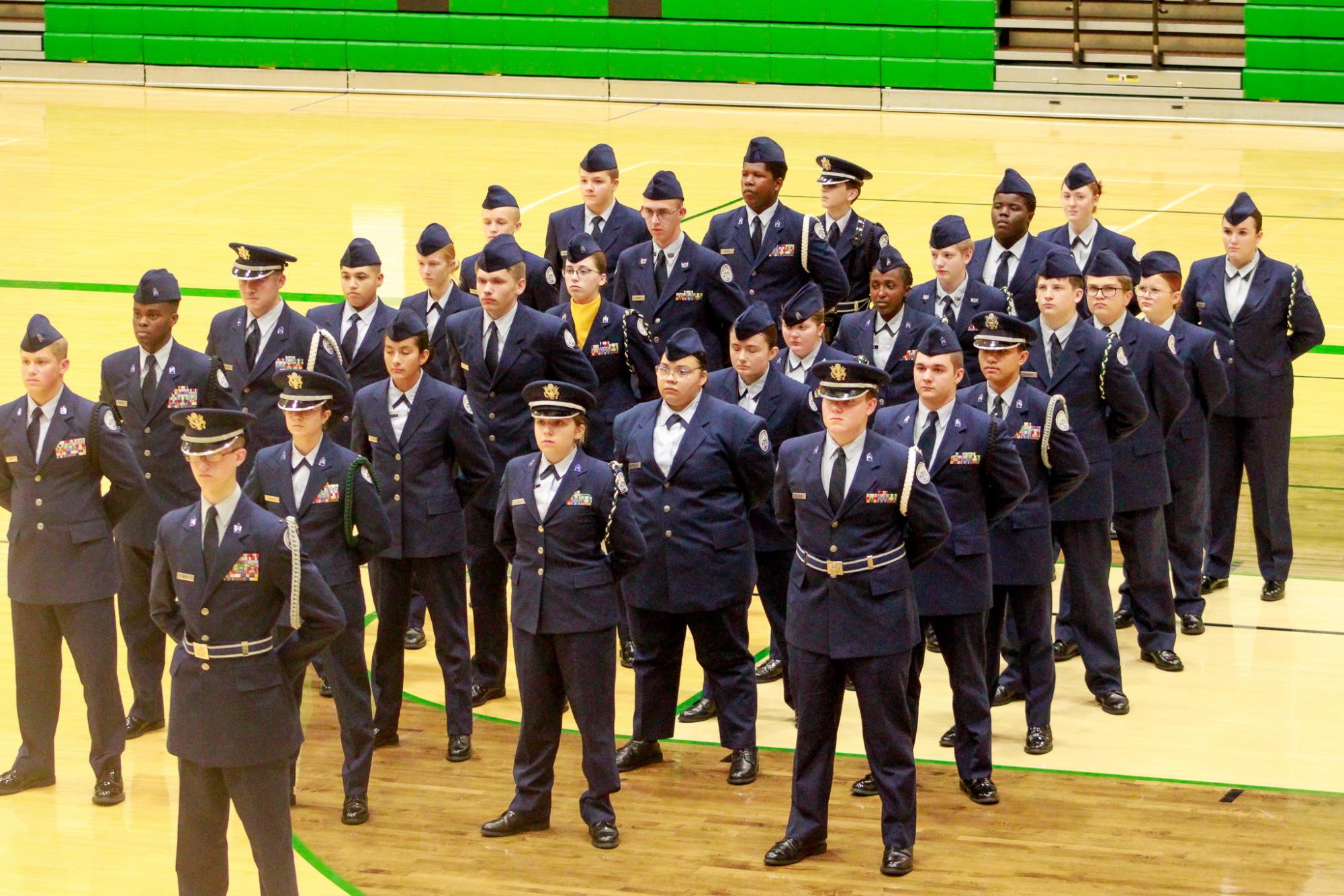 AFJROTC home drill meet (Photos by Sophie Segelke)