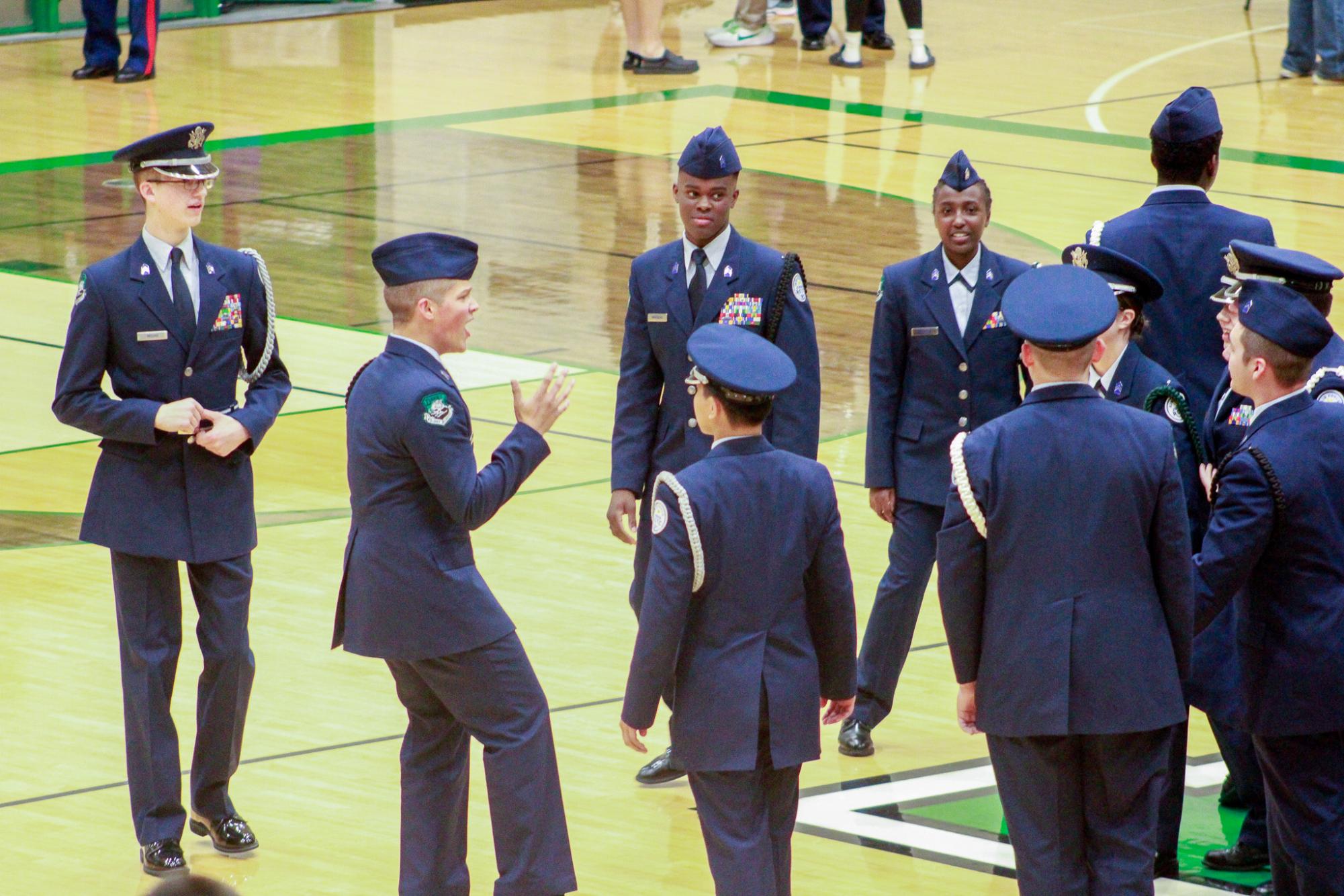 AFJROTC home drill meet (Photos by Sophie Segelke)