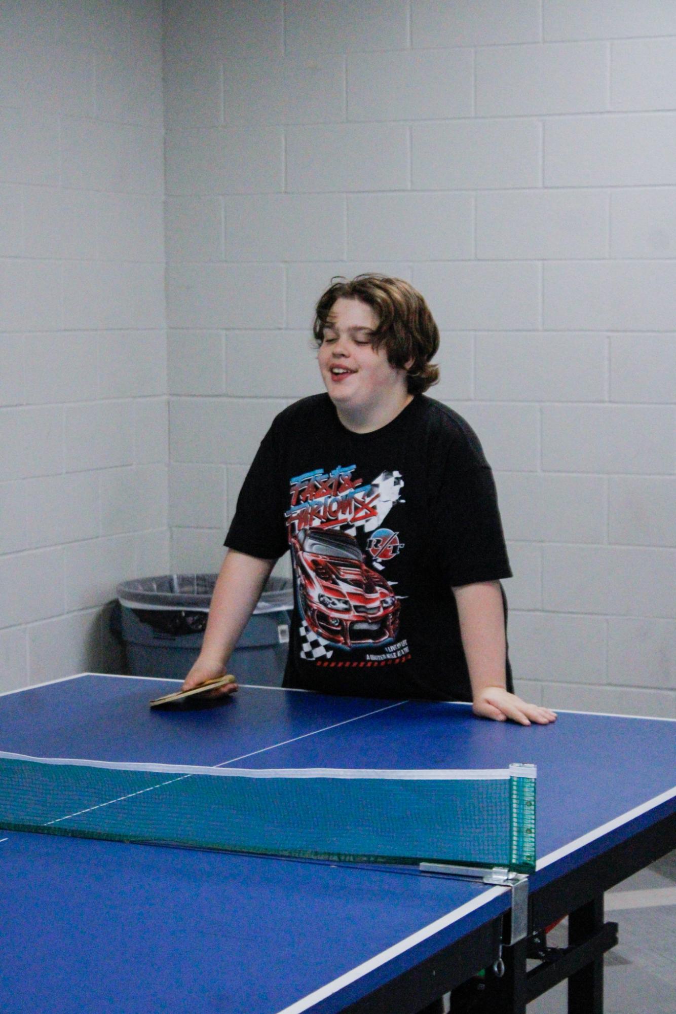 PE/SPED class play ping-pong (Photos by Kaelyn Kissack)