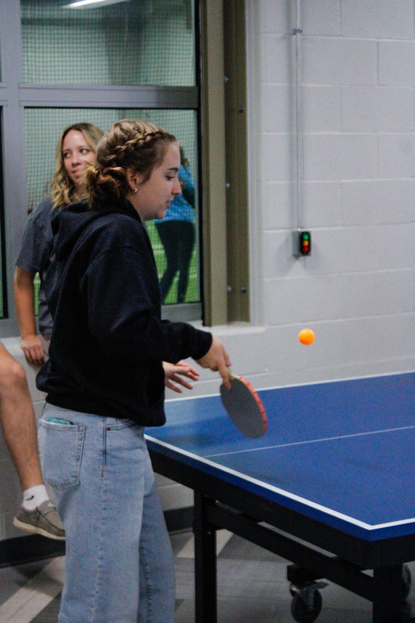 PE/SPED class play ping-pong (Photos by Kaelyn Kissack)