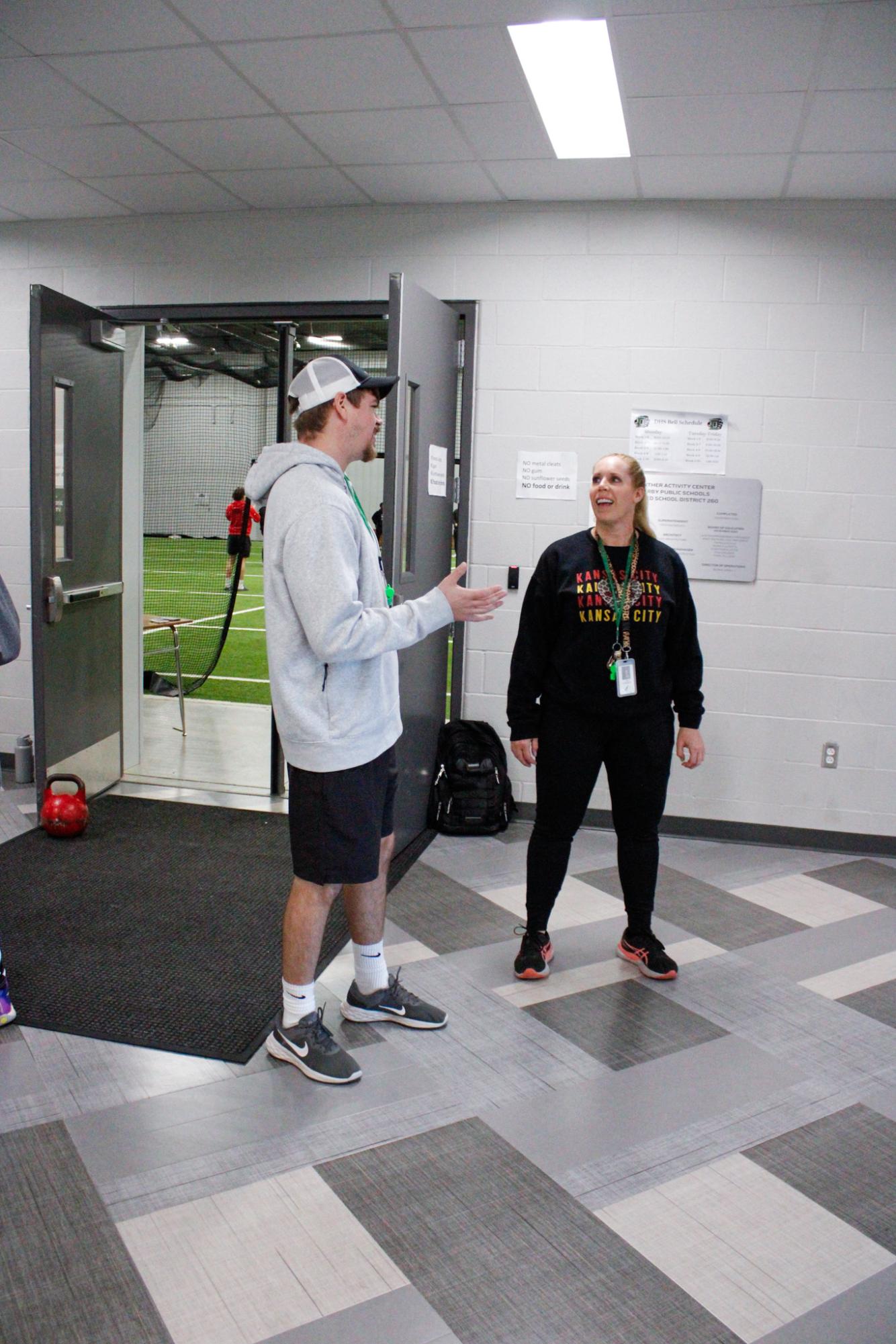 PE/SPED class play ping-pong (Photos by Kaelyn Kissack)